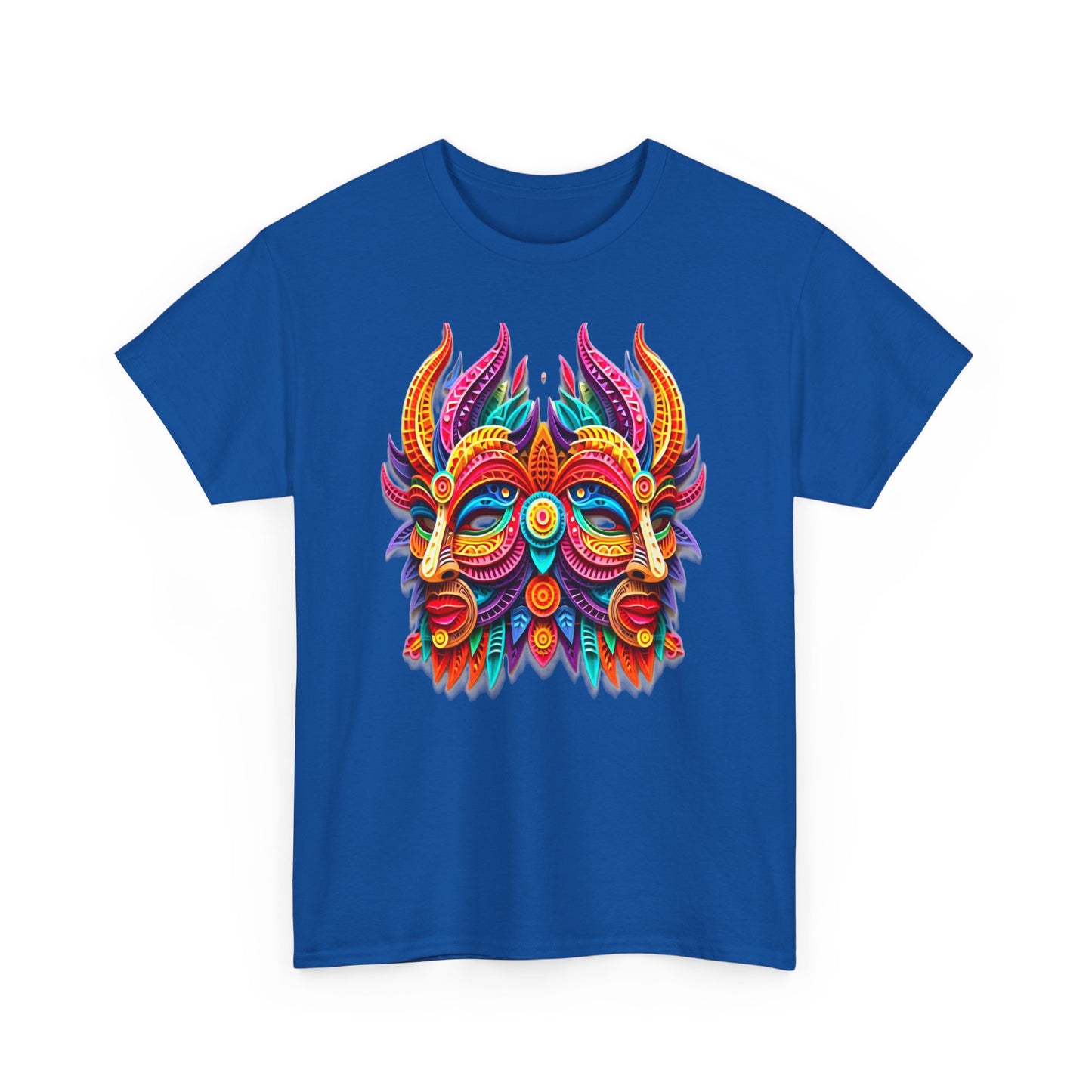 Gemini Mask, Unisex Heavy Cotton Tee