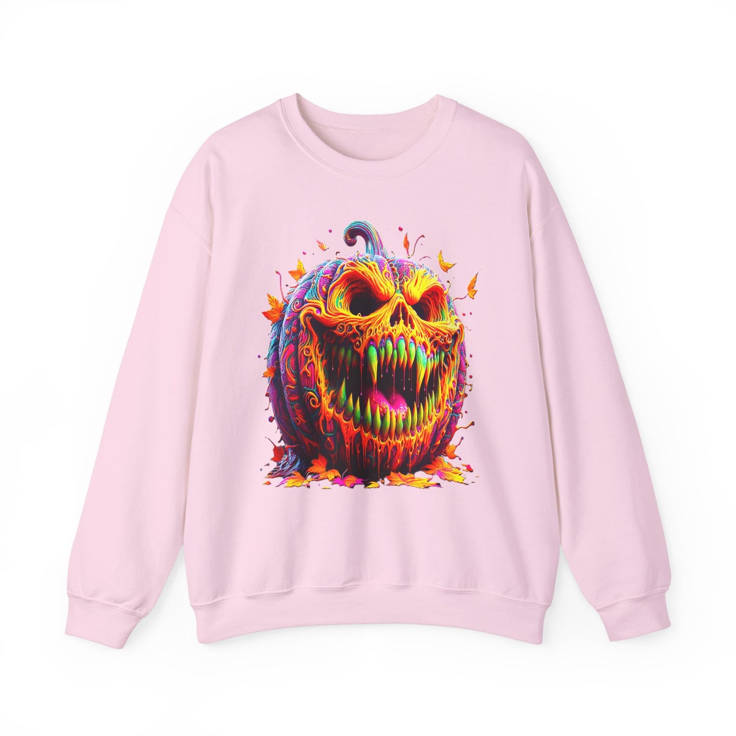 Zombie Pumpkin II, Unisex Heavy Blend™ Crewneck Sweatshirt