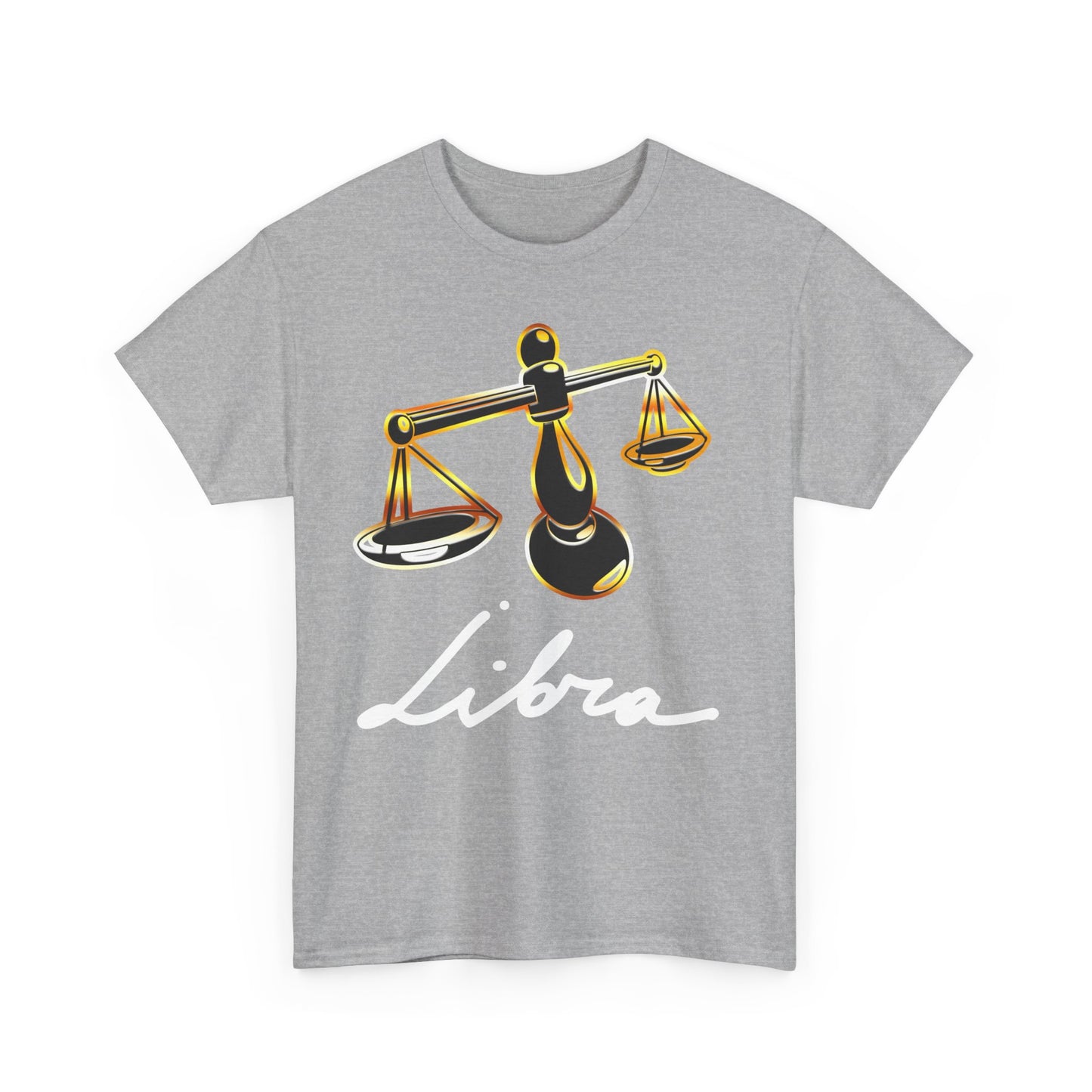 Libra Scales, Unisex Heavy Cotton Tee