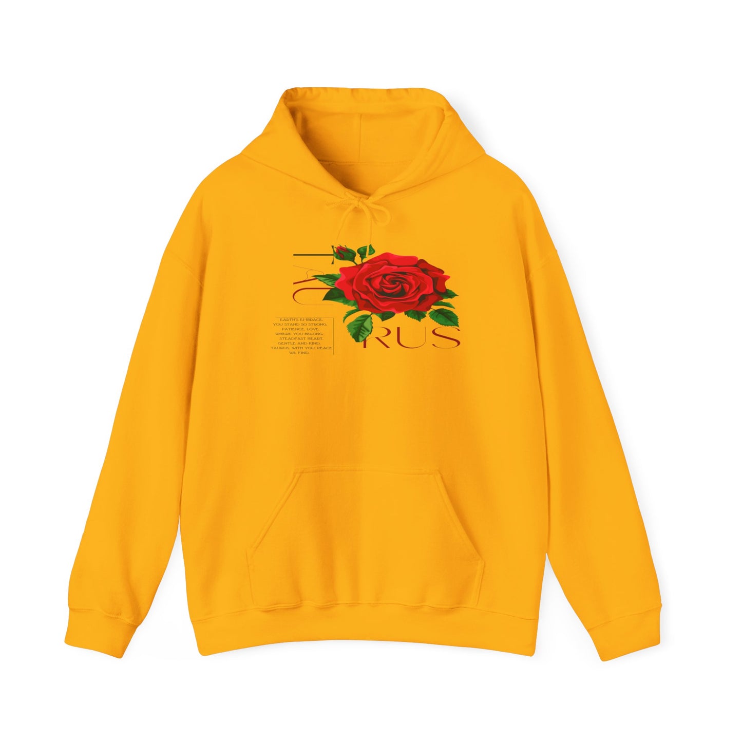 Taurus Rose, Unisex Heavy Blend™ Hooded Sweatshirt