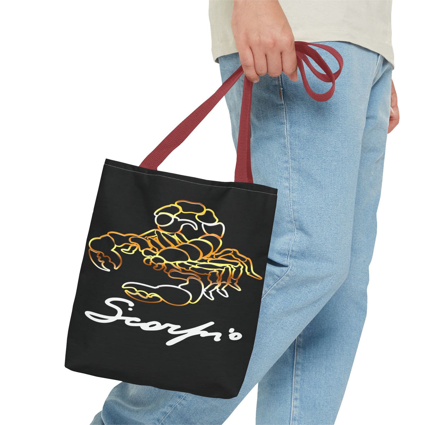 Scorpio Scorpion Black Tote Bag, 3 Sizes