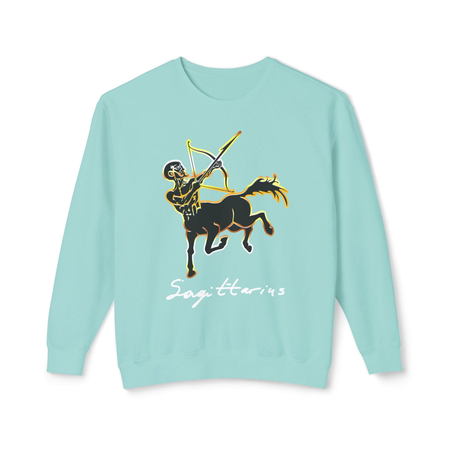 Sagittarius Centaur Archer, Unisex Lightweight Crewneck Sweatshirt