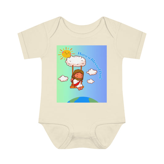 Have a Blessed Day! Infant Baby Rib Bodysuit