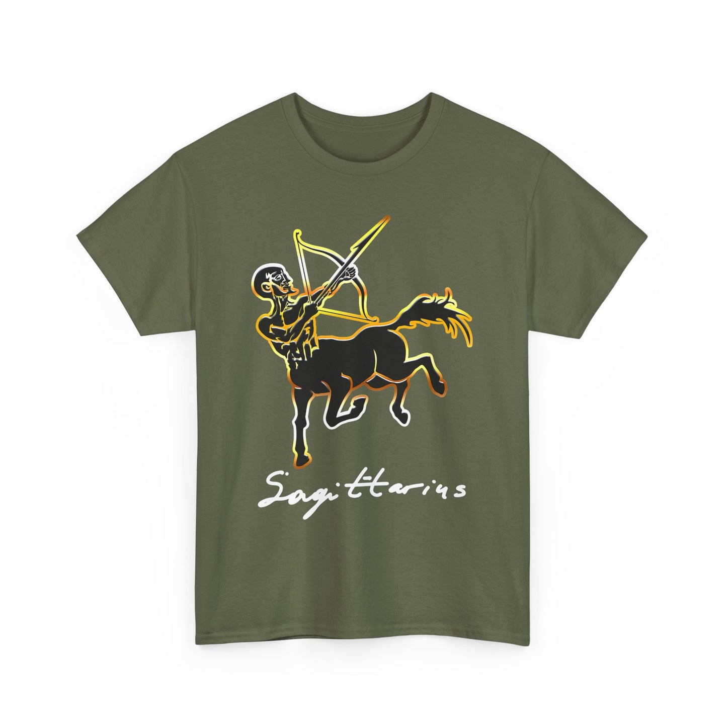 Sagittarius Centaur Archer, Unisex Heavy Cotton Tee