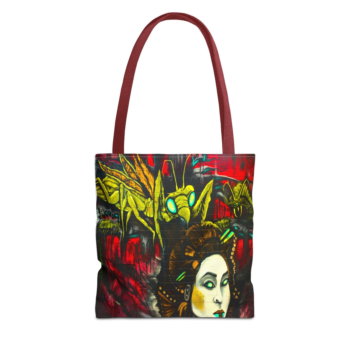 Alien Grasshopper Tote Bag, 3 Sizes