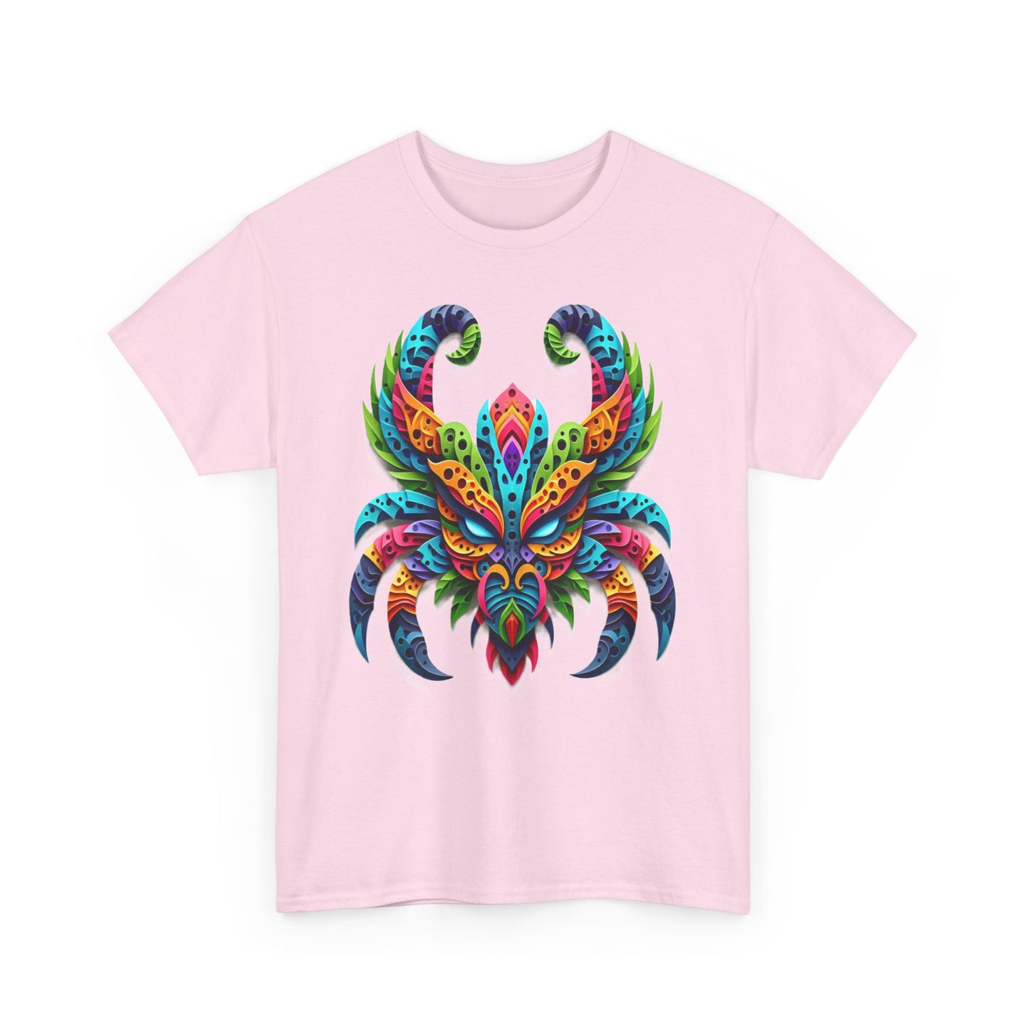 Scorpio Mask, Unisex Heavy Cotton Tee