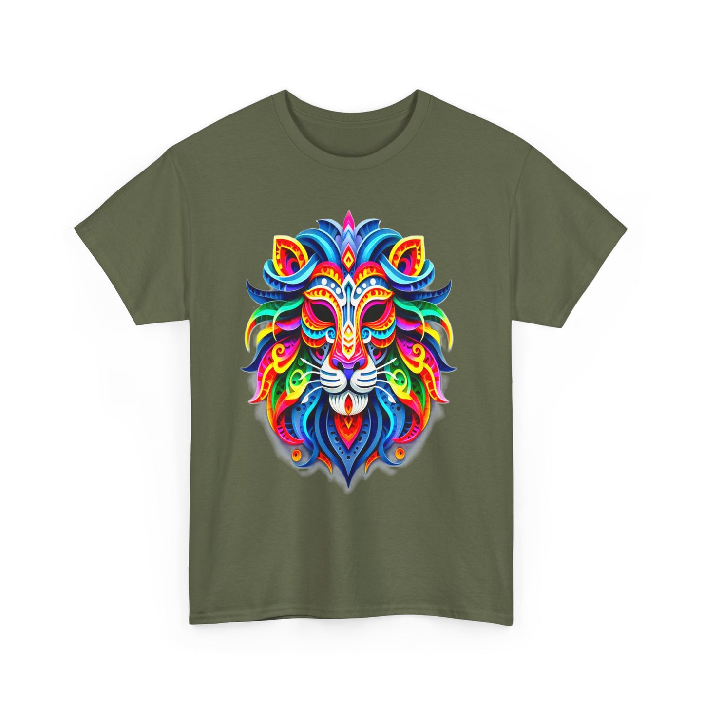 Leo Mask, Unisex Heavy Cotton Tee