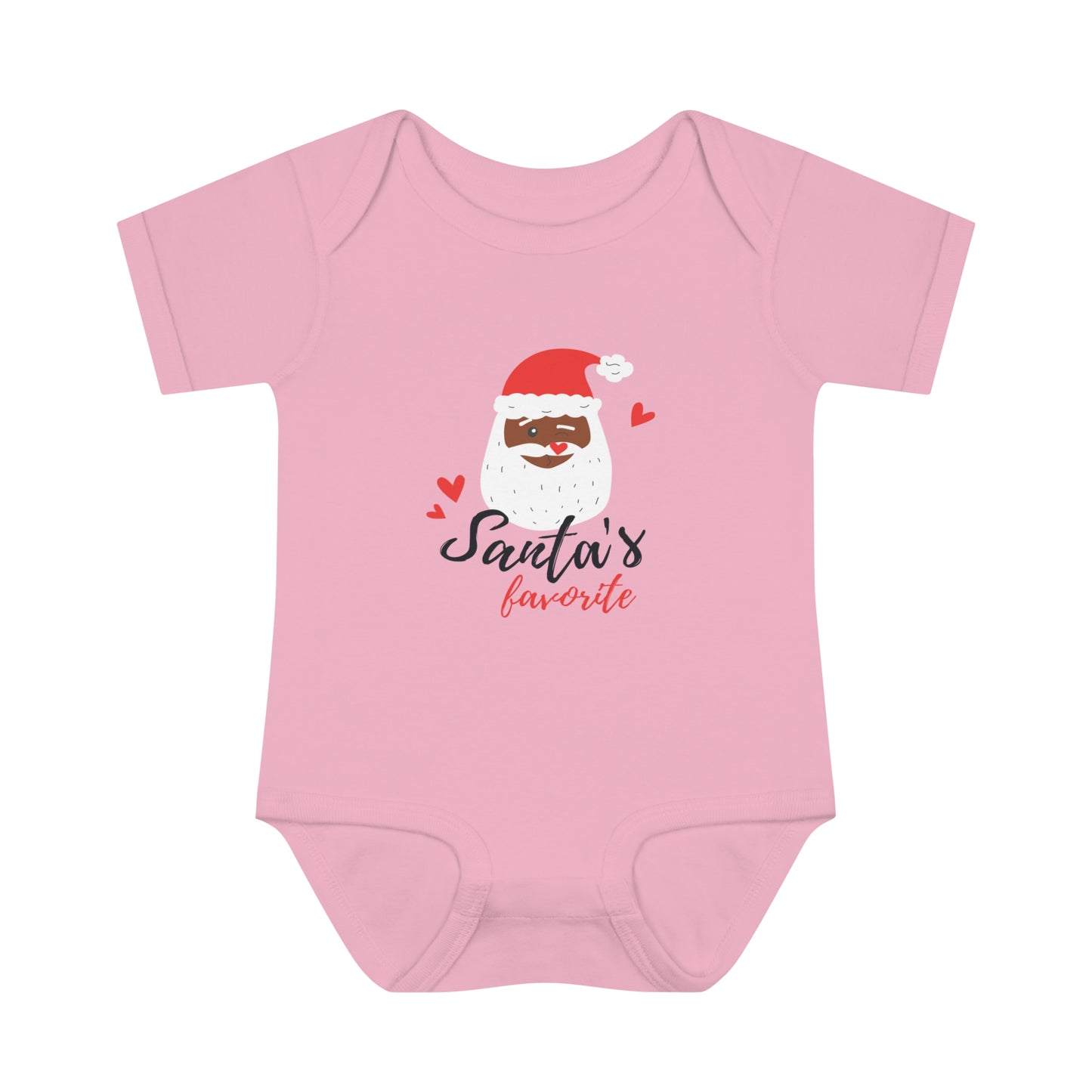 Santa's Favorite, Infant Baby Rib Bodysuit