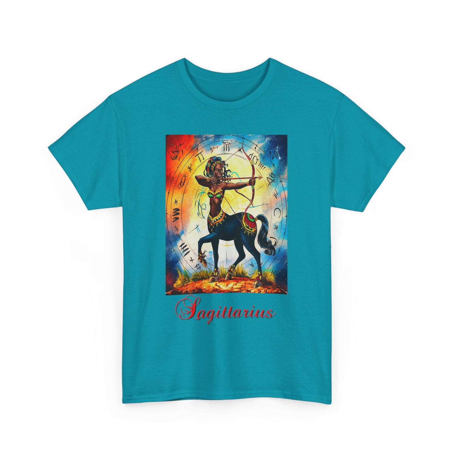 Sagittarius, Unisex Heavy Cotton Tee