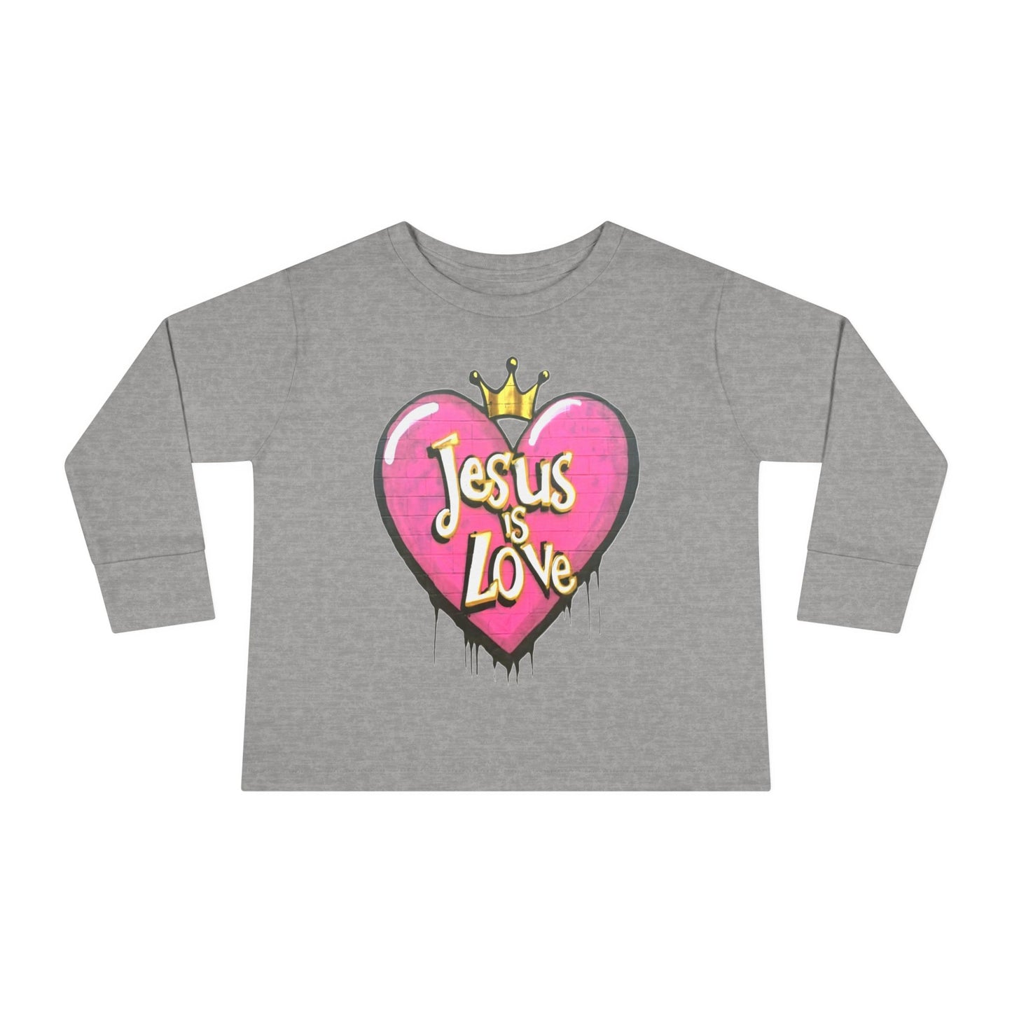 Jesus is Love, Toddler Long Sleeve Tee