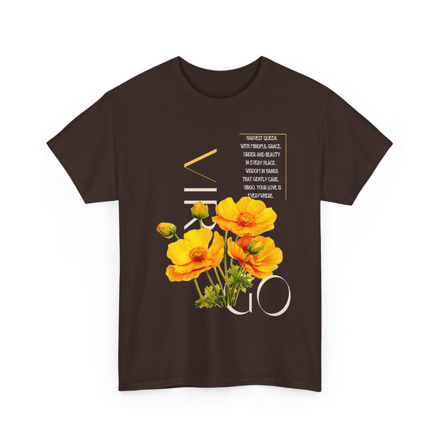 Virgo Buttercup, Unisex Heavy Cotton Tee