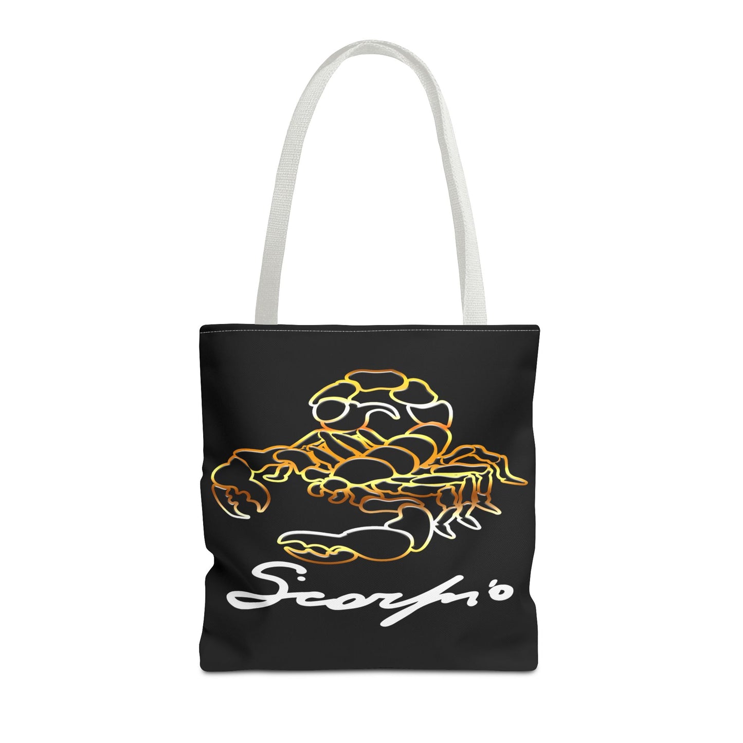 Scorpio Scorpion Black Tote Bag, 3 Sizes