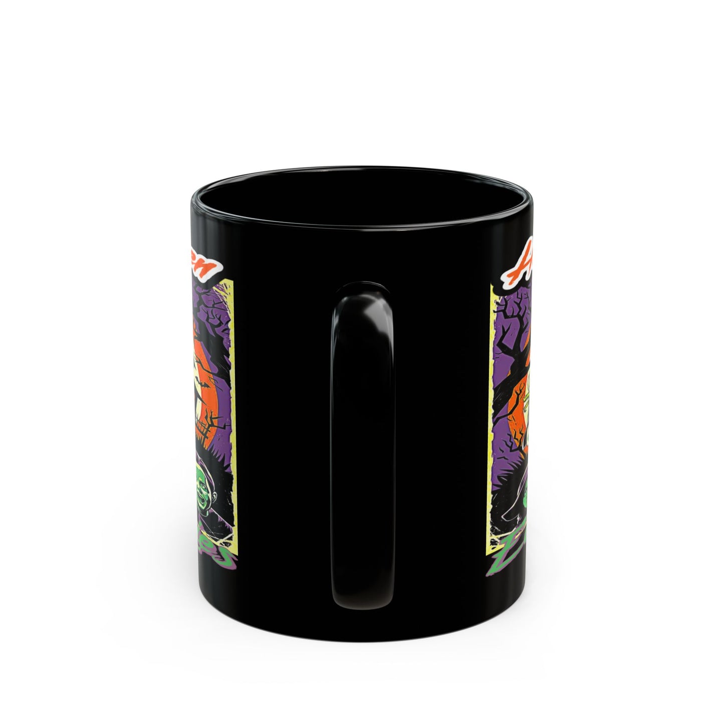 Vegan Halloween, Black Mug (11oz, 15oz)