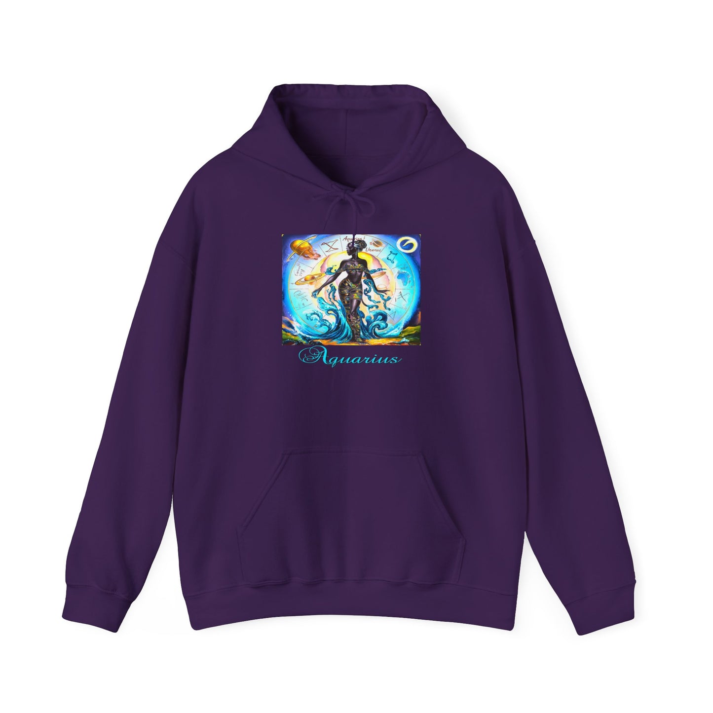 Aquarius, Unisex Heavy Blend™ Hooded Sweatshirt