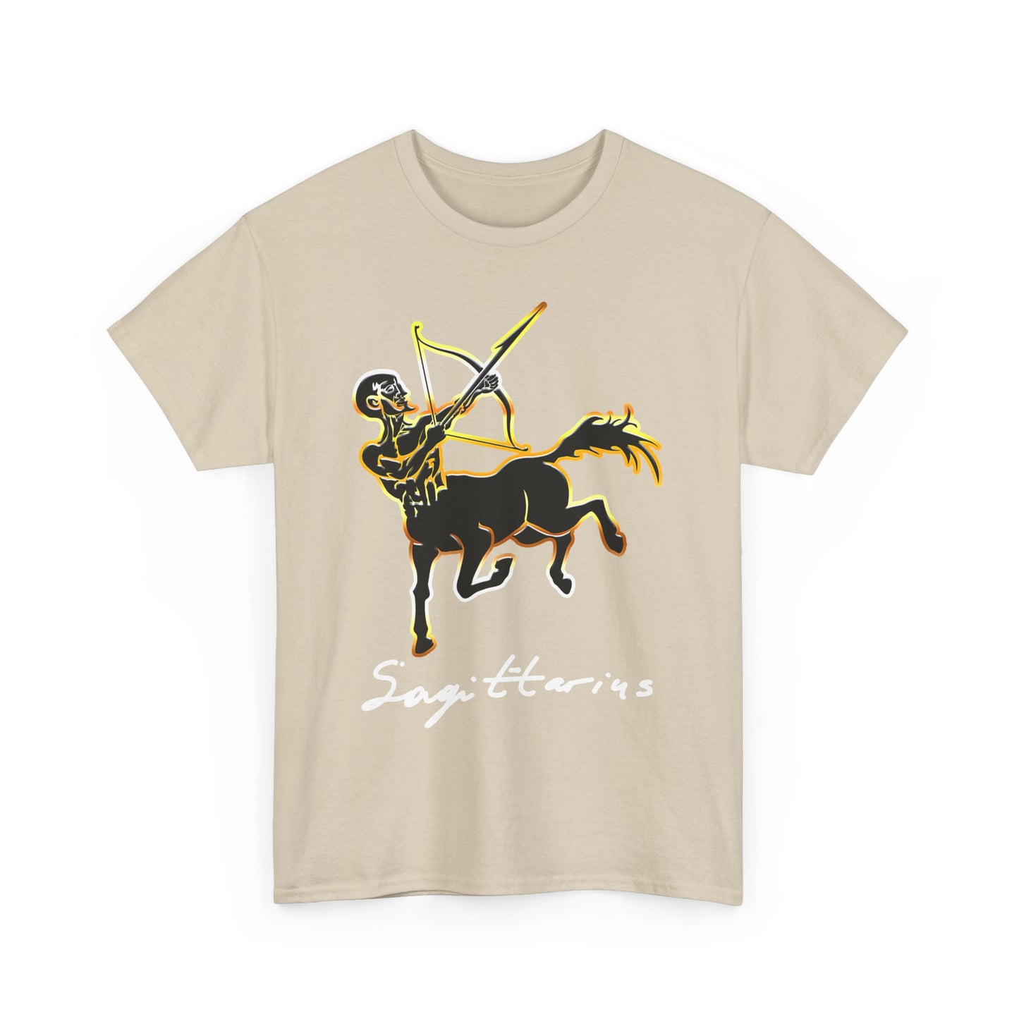 Sagittarius Centaur Archer, Unisex Heavy Cotton Tee