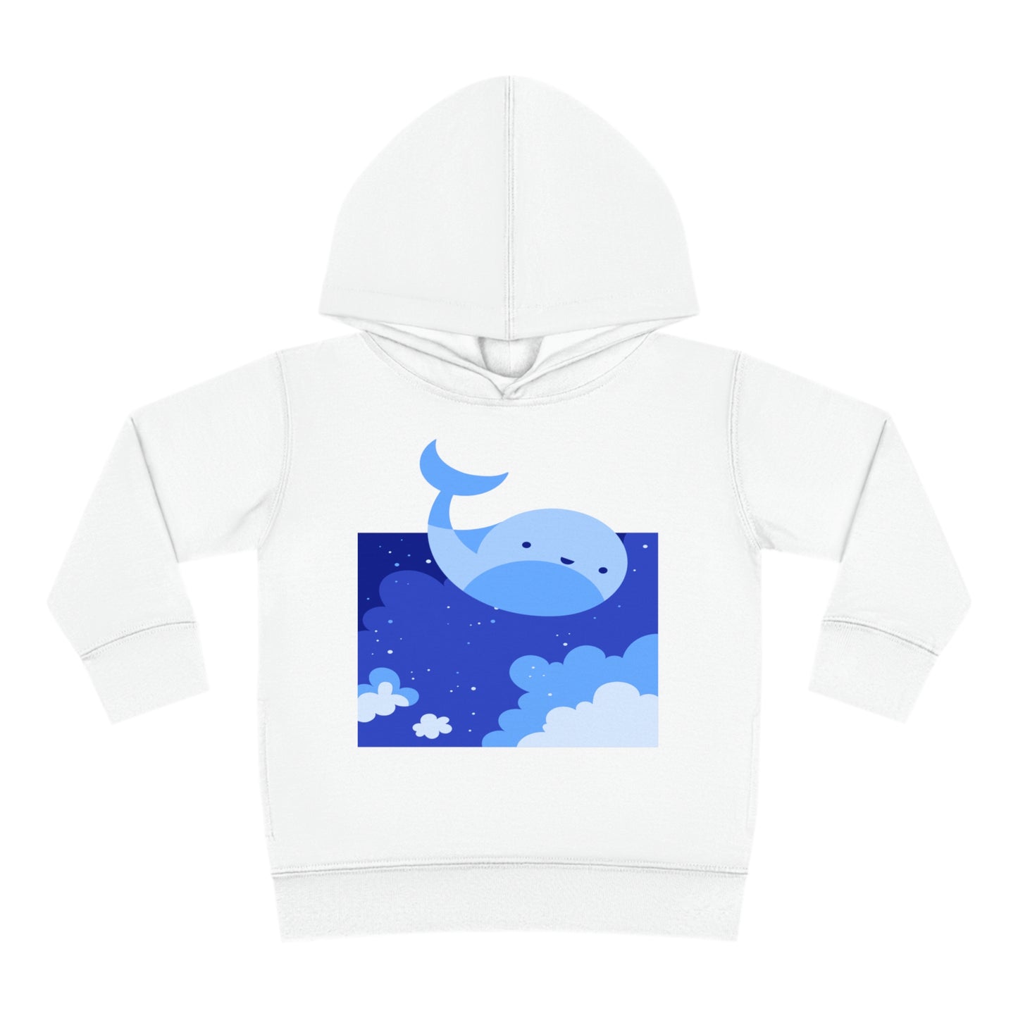 Whale Dream, Toddler Pullover Fleece Hoodie