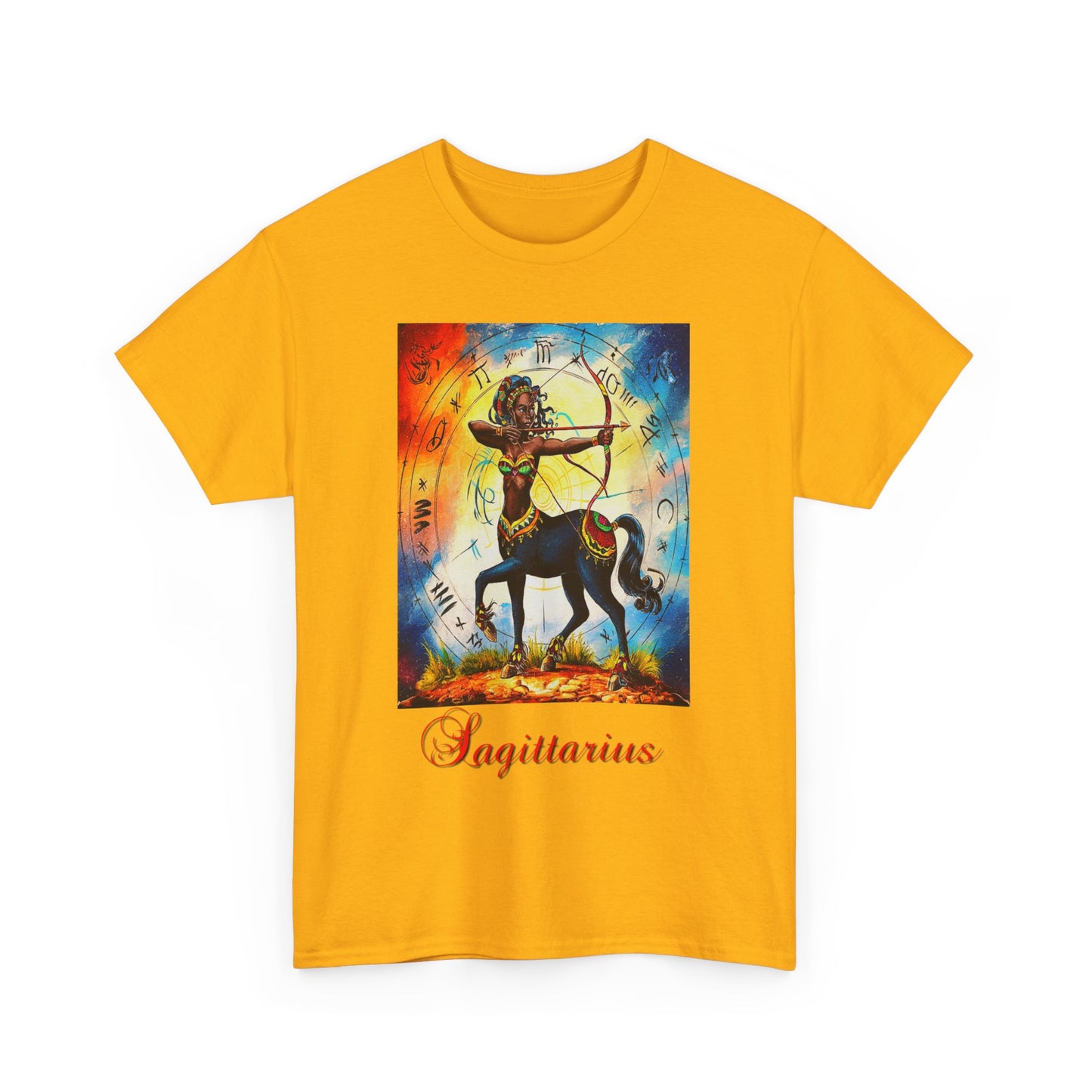 Sagittarius, Unisex Heavy Cotton Tee