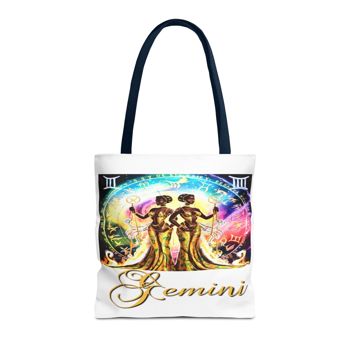 Gemini I WhiteTote Bag, 3 Sizes