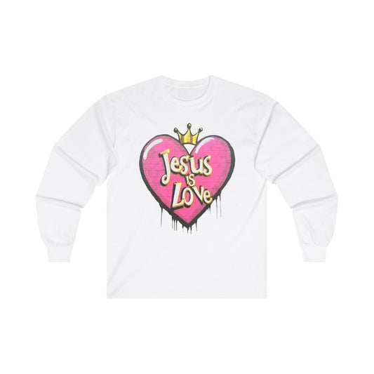 Jesus is Love, Unisex Ultra Cotton Long Sleeve Tee