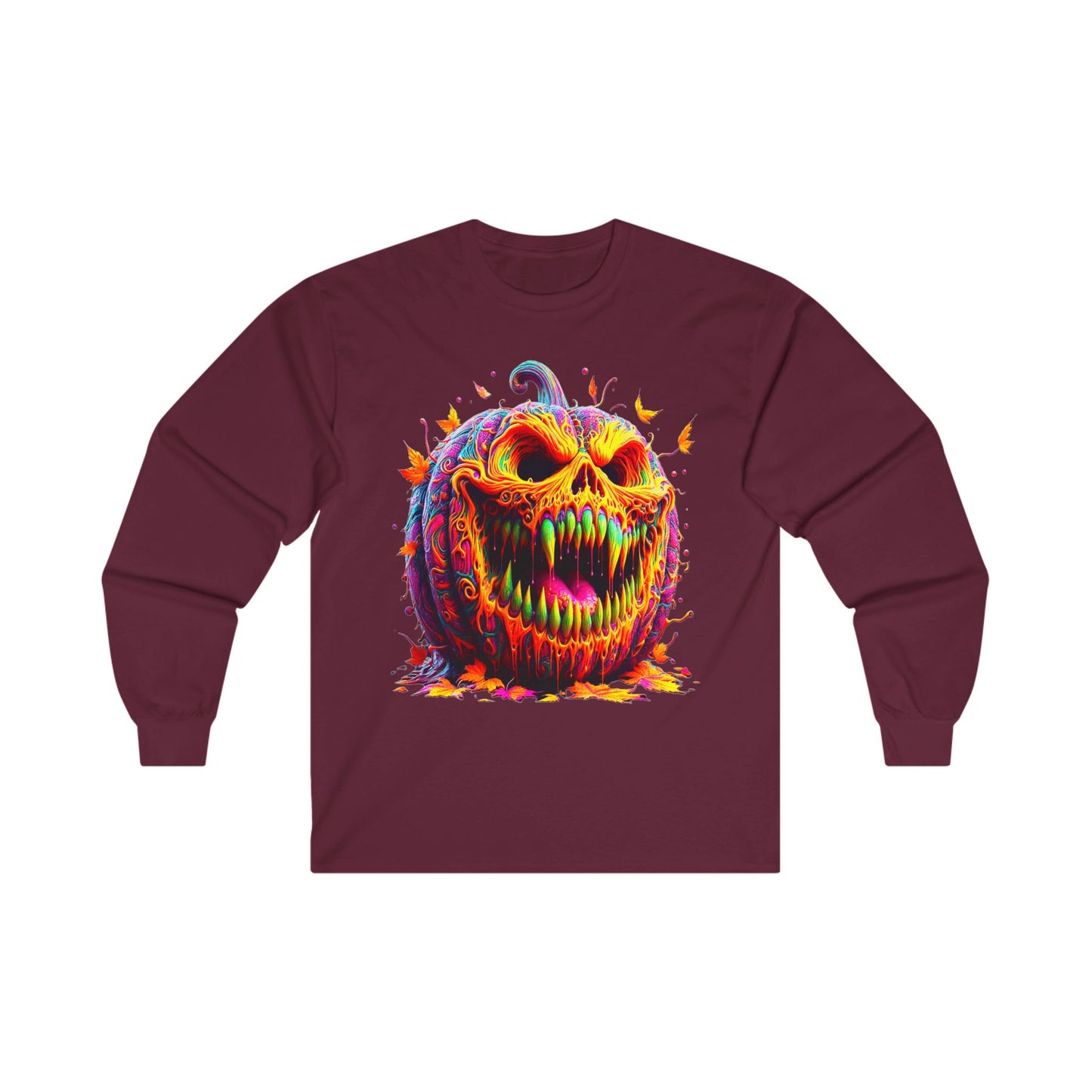 Zombie Pumpkin II, Unisex Ultra Cotton Long Sleeve Tee