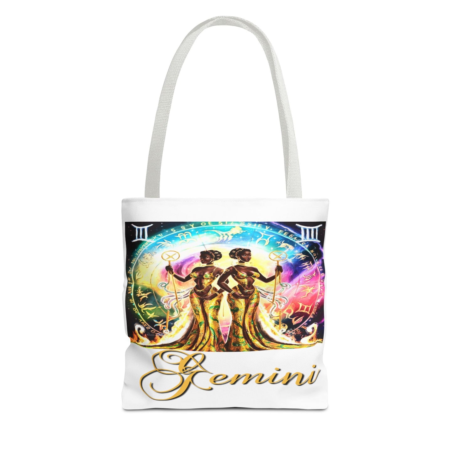 Gemini I WhiteTote Bag, 3 Sizes