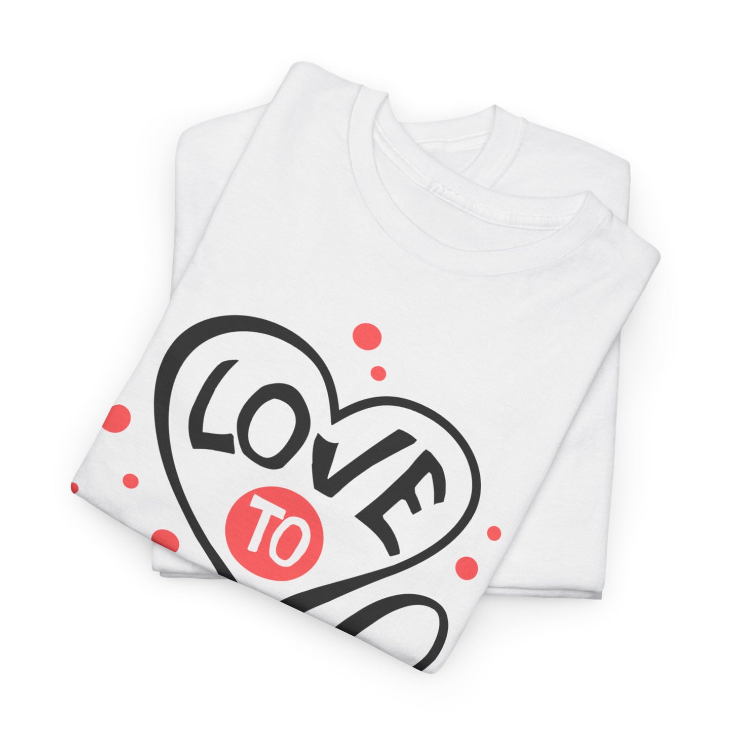 Love to Teach, Unisex Heavy Cotton Tee