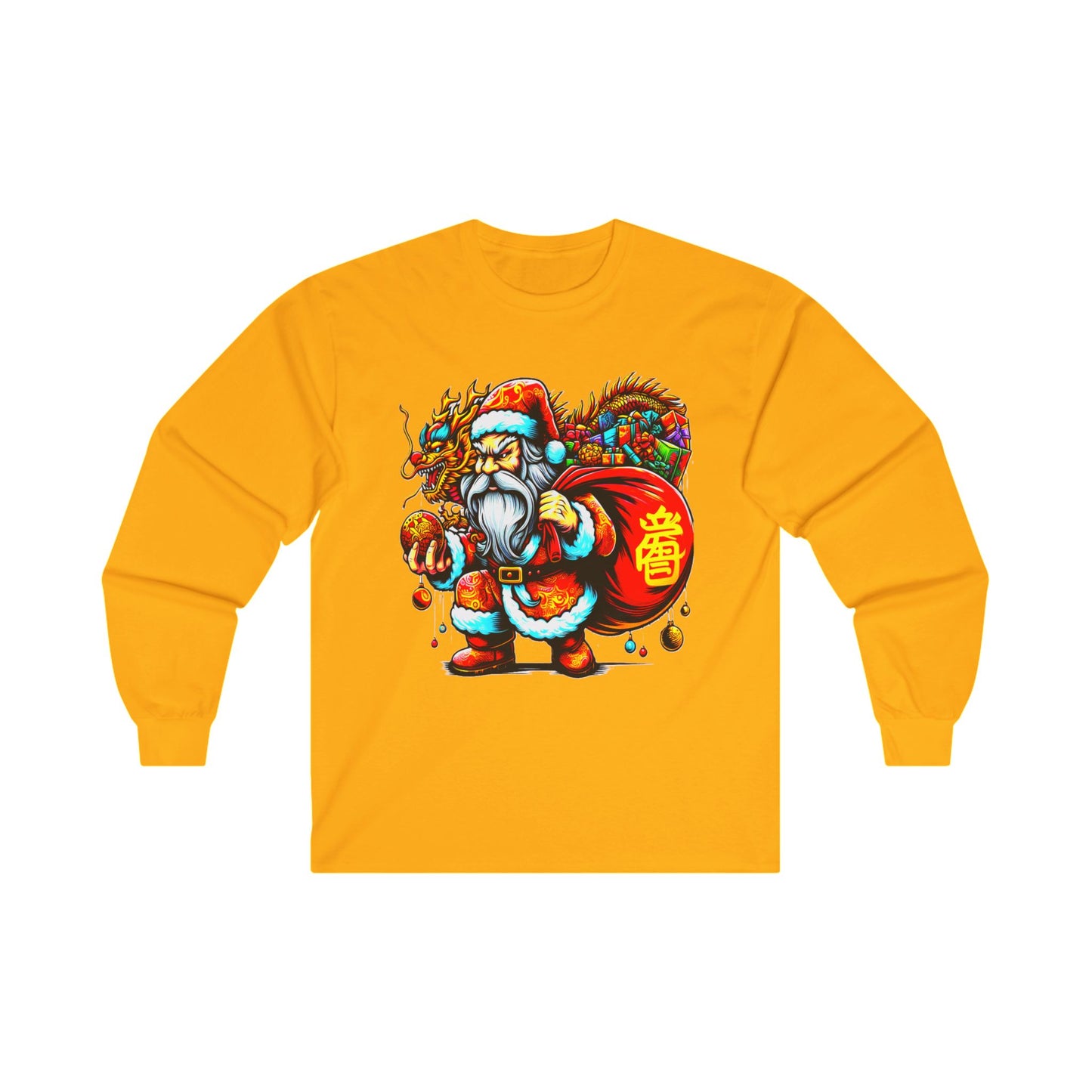 圣诞老人 (Shèngdàn Lǎorén), Unisex Ultra Cotton Long Sleeve Tee