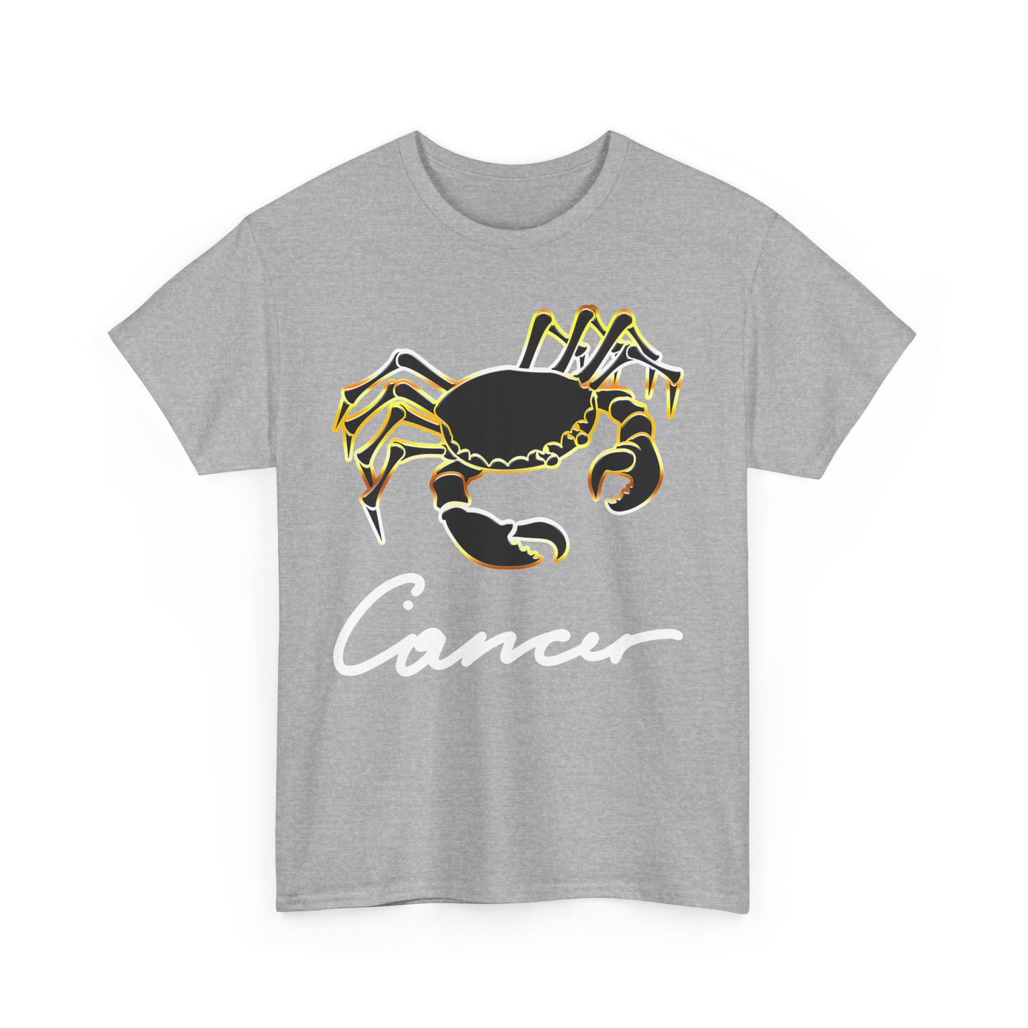 Cancer Crab, Unisex Heavy Cotton Tee