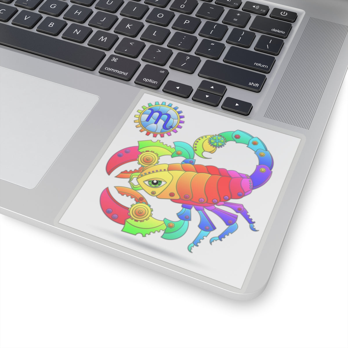 Scorpio Rainbow Steampunk, Kiss-Cut Stickers