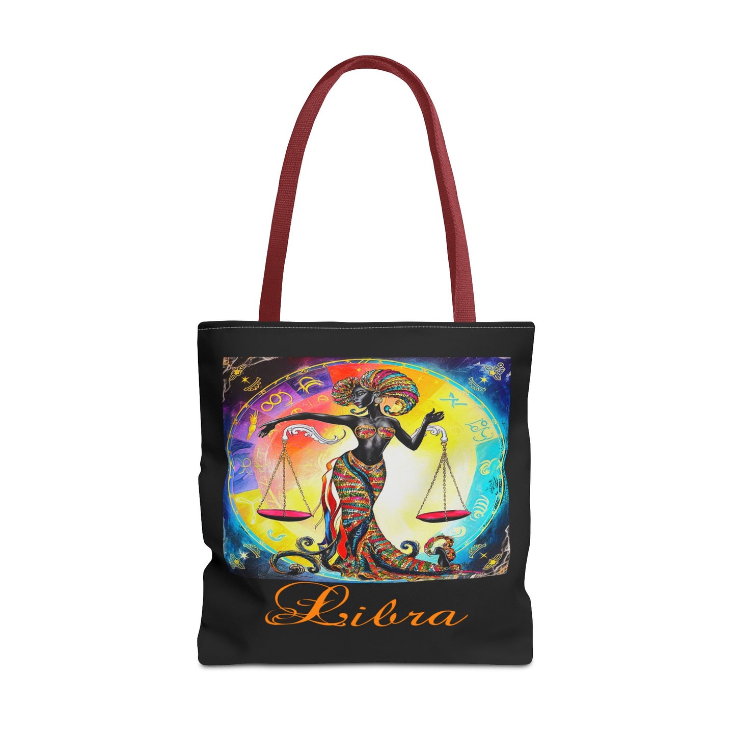 Libra Black Tote Bag, 3 Sizes