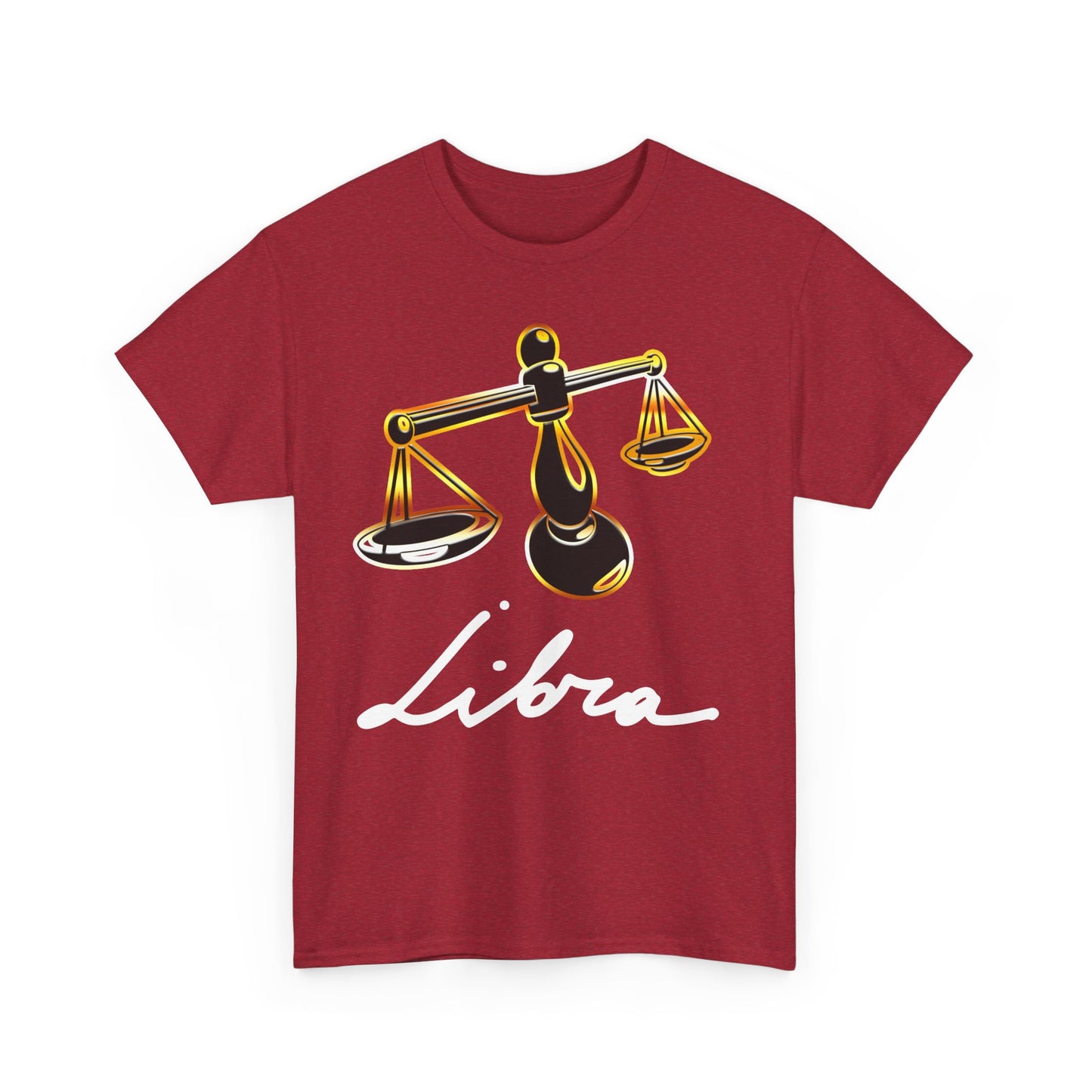 Libra Scales, Unisex Heavy Cotton Tee