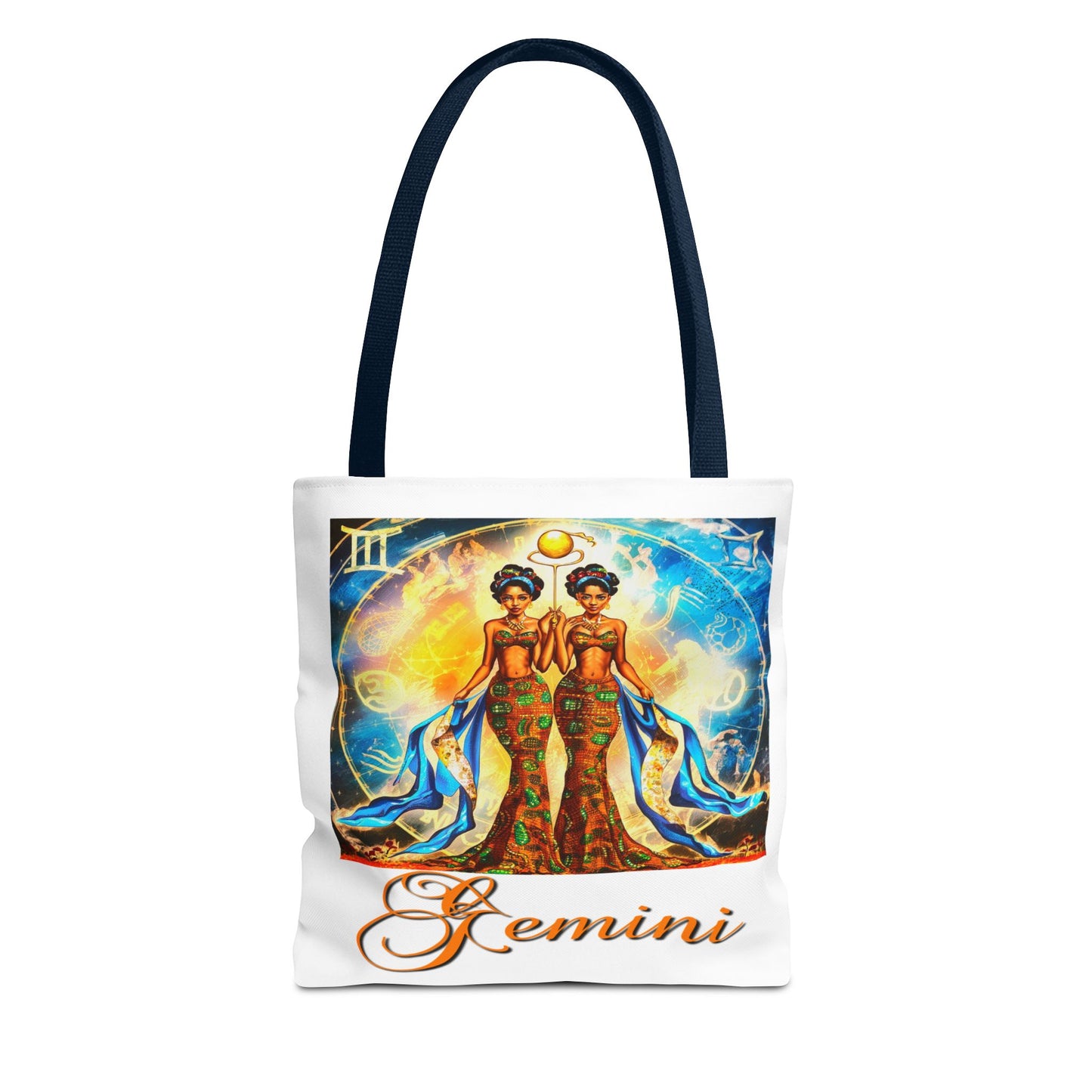 Gemini III White Tote Bag, 3 Sizes