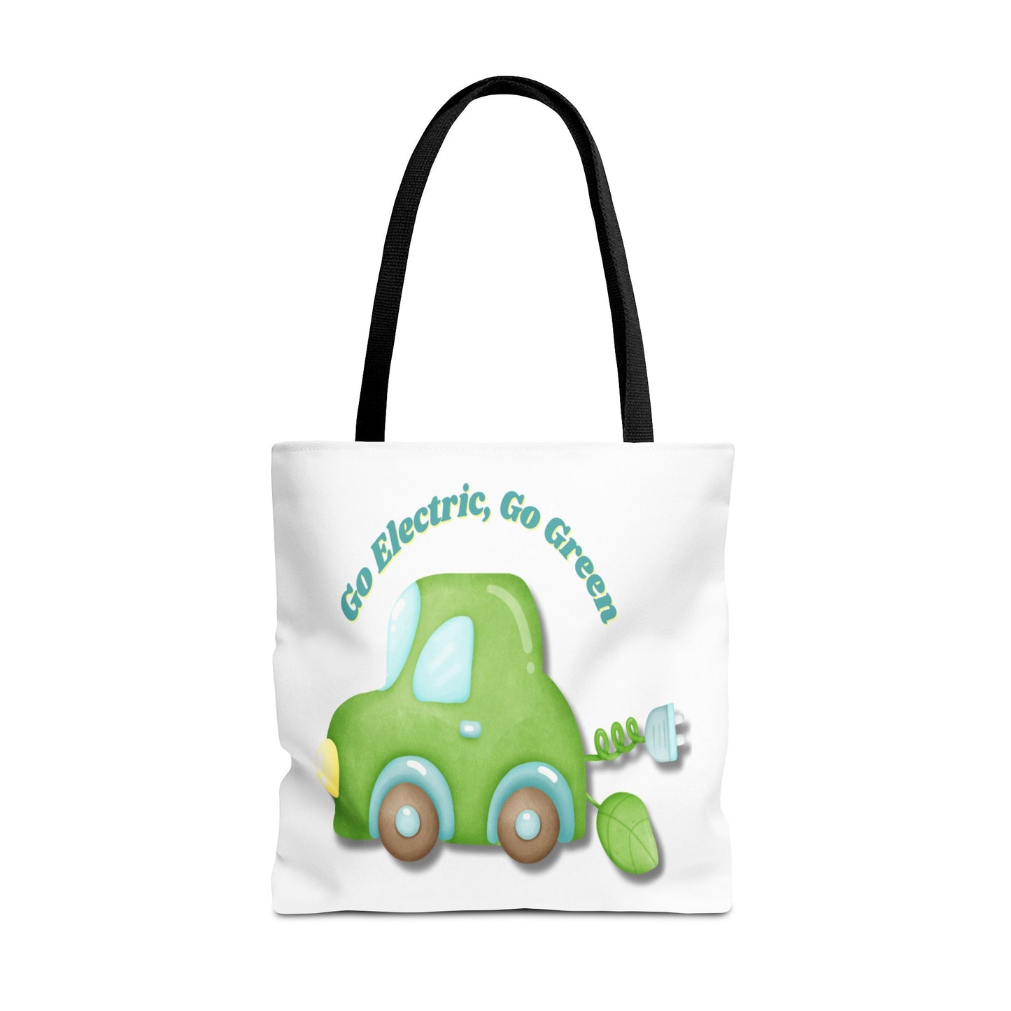 Go Electric, Go Green Tote Bag, 3 Sizes