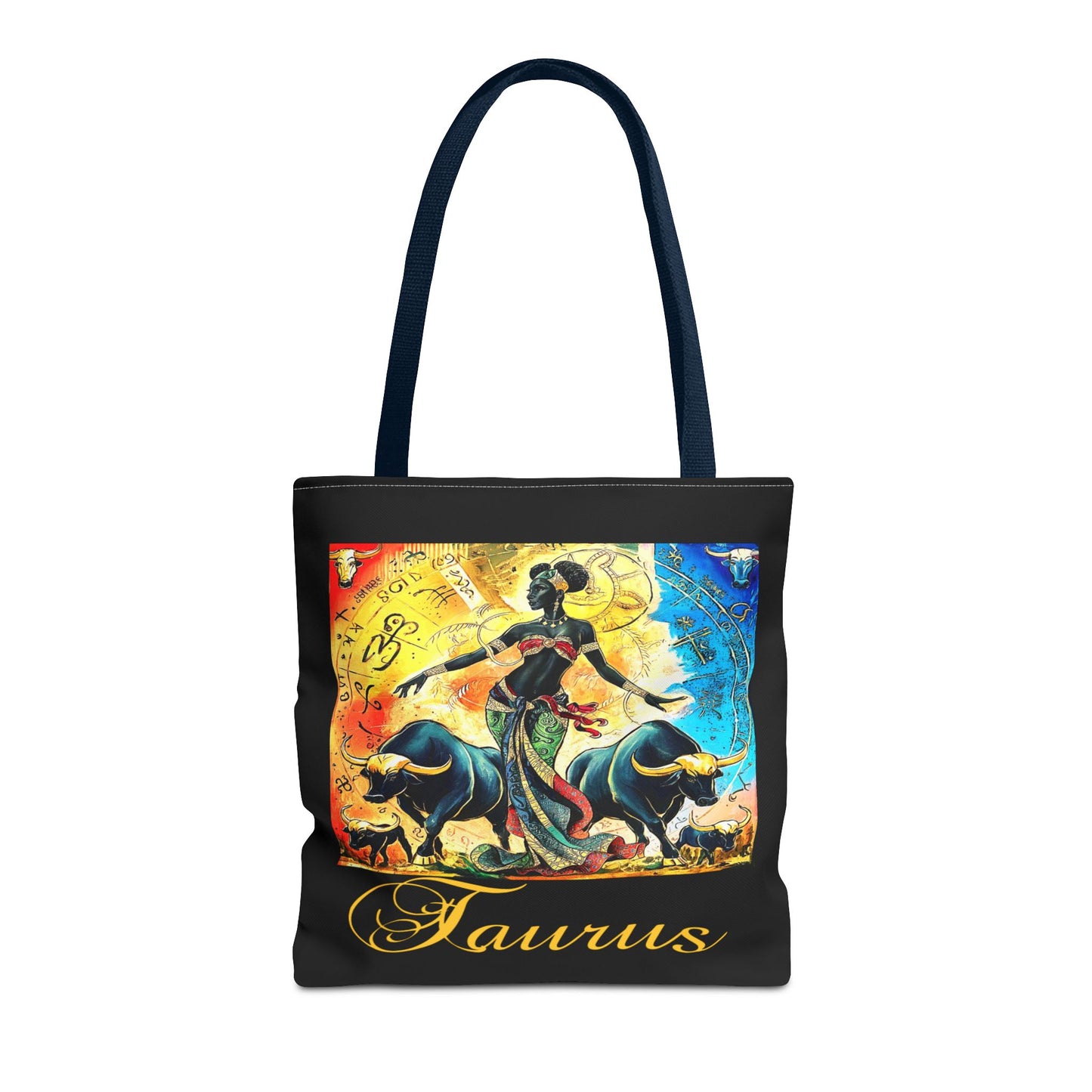 Taurus Black Tote Bag, 3 Sizes