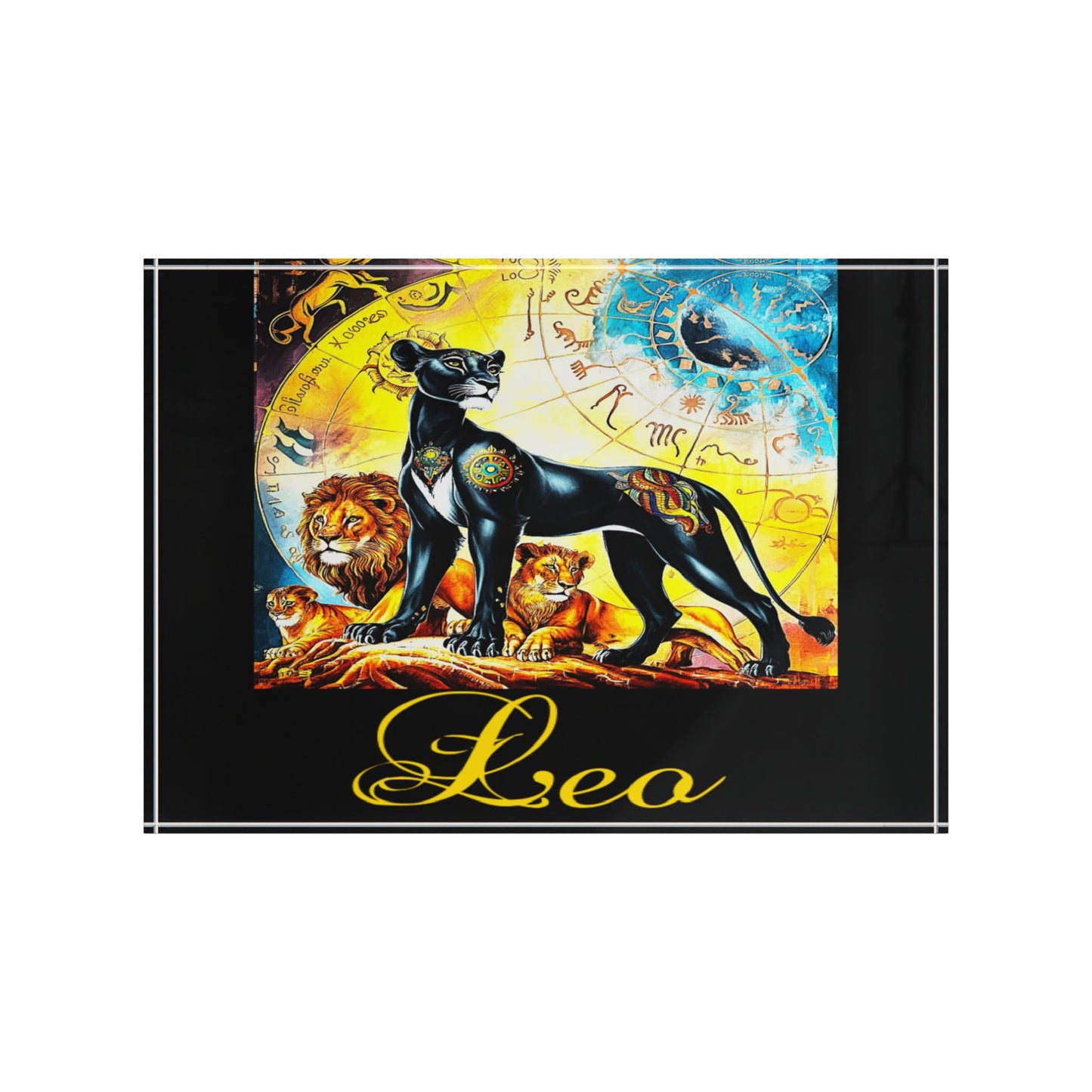 Leo, Photo Block (White)