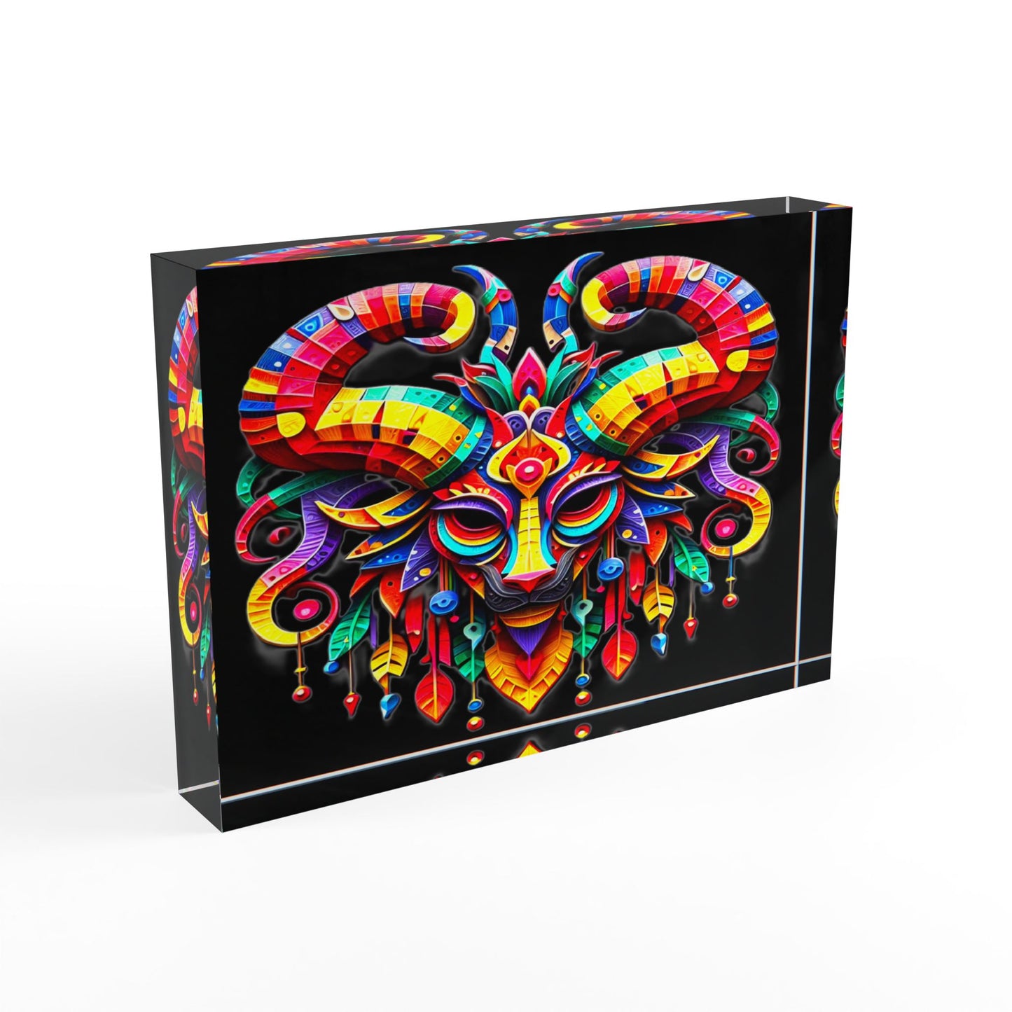 Aries Mask, Photo Block (Black)