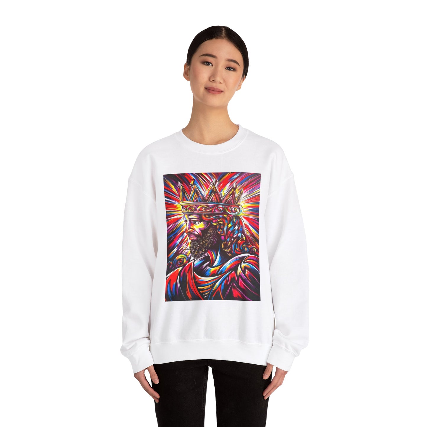 Jesus, Unisex Heavy Blend™ Crewneck Sweatshirt