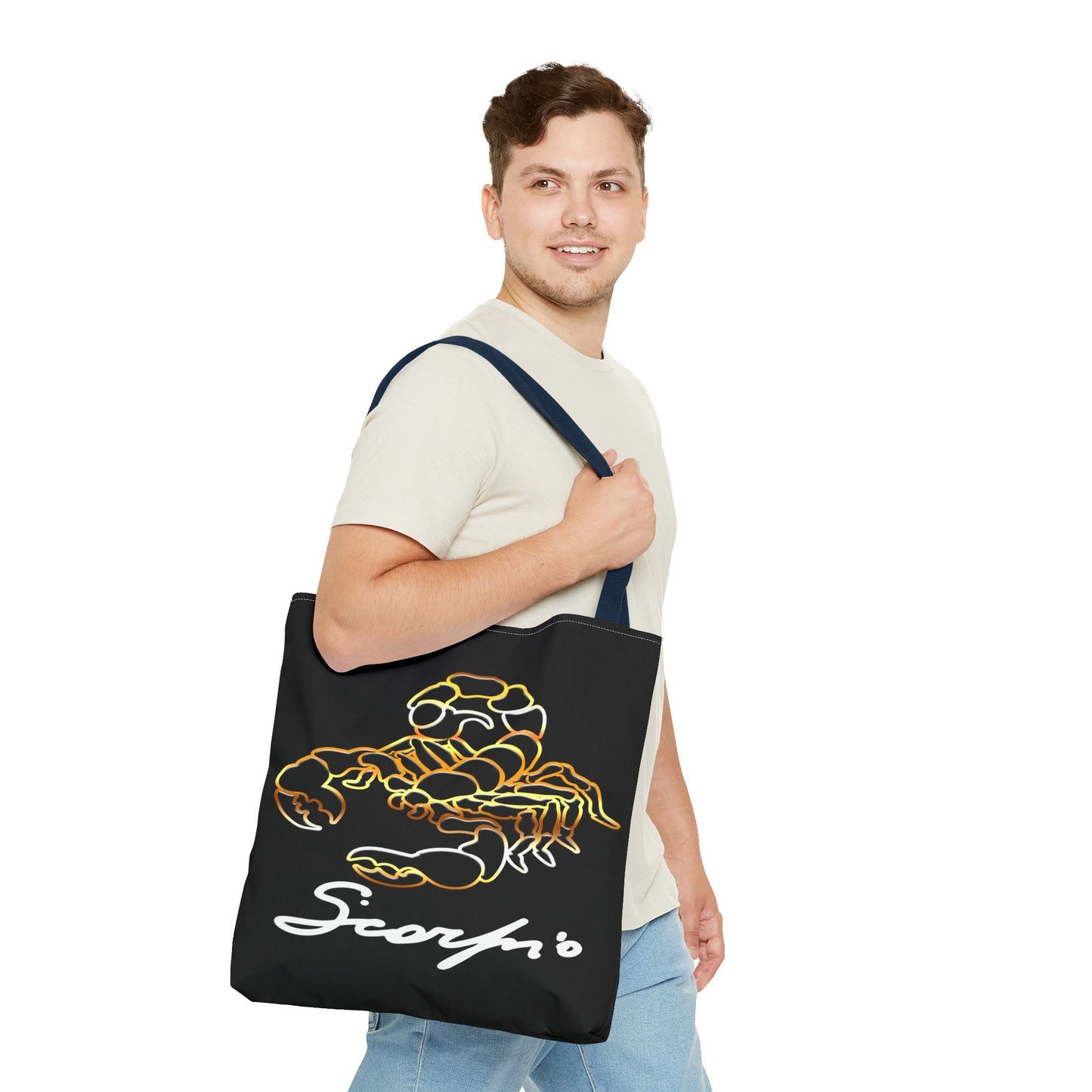 Scorpio Scorpion Black Tote Bag, 3 Sizes