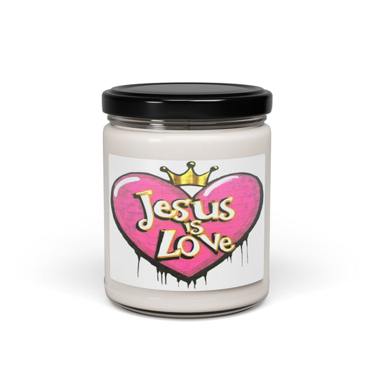 Jesus is Love Soy Candle, 10 Scents