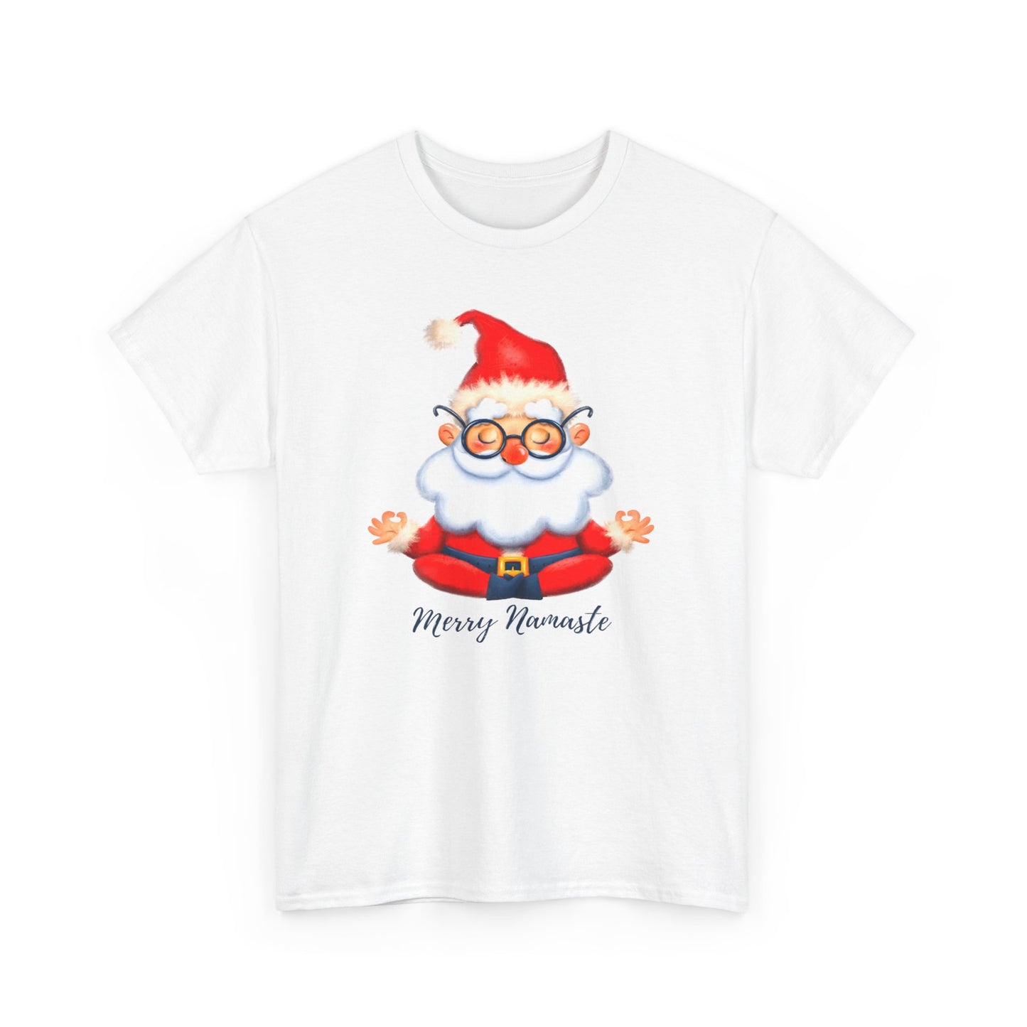 Merry Namaste, Unisex Heavy Cotton Tee