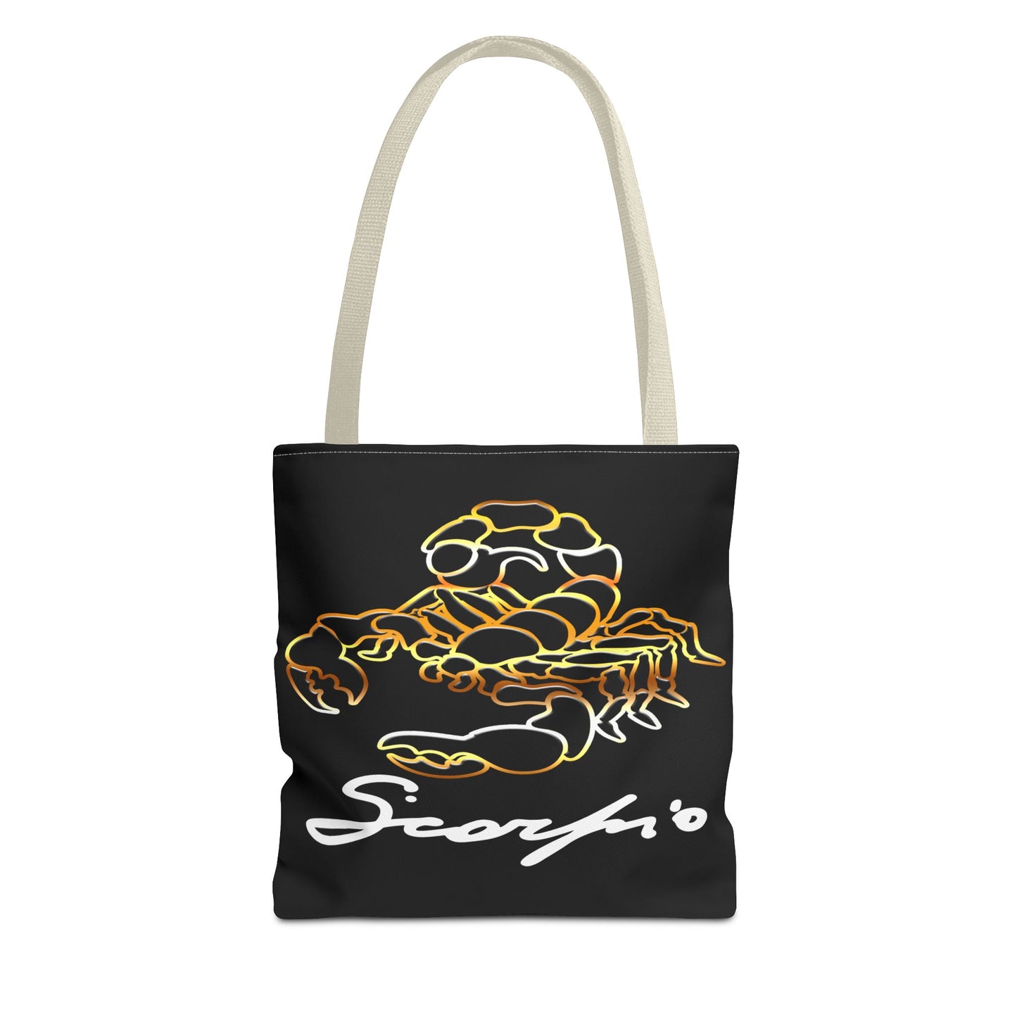 Scorpio Scorpion Black Tote Bag, 3 Sizes