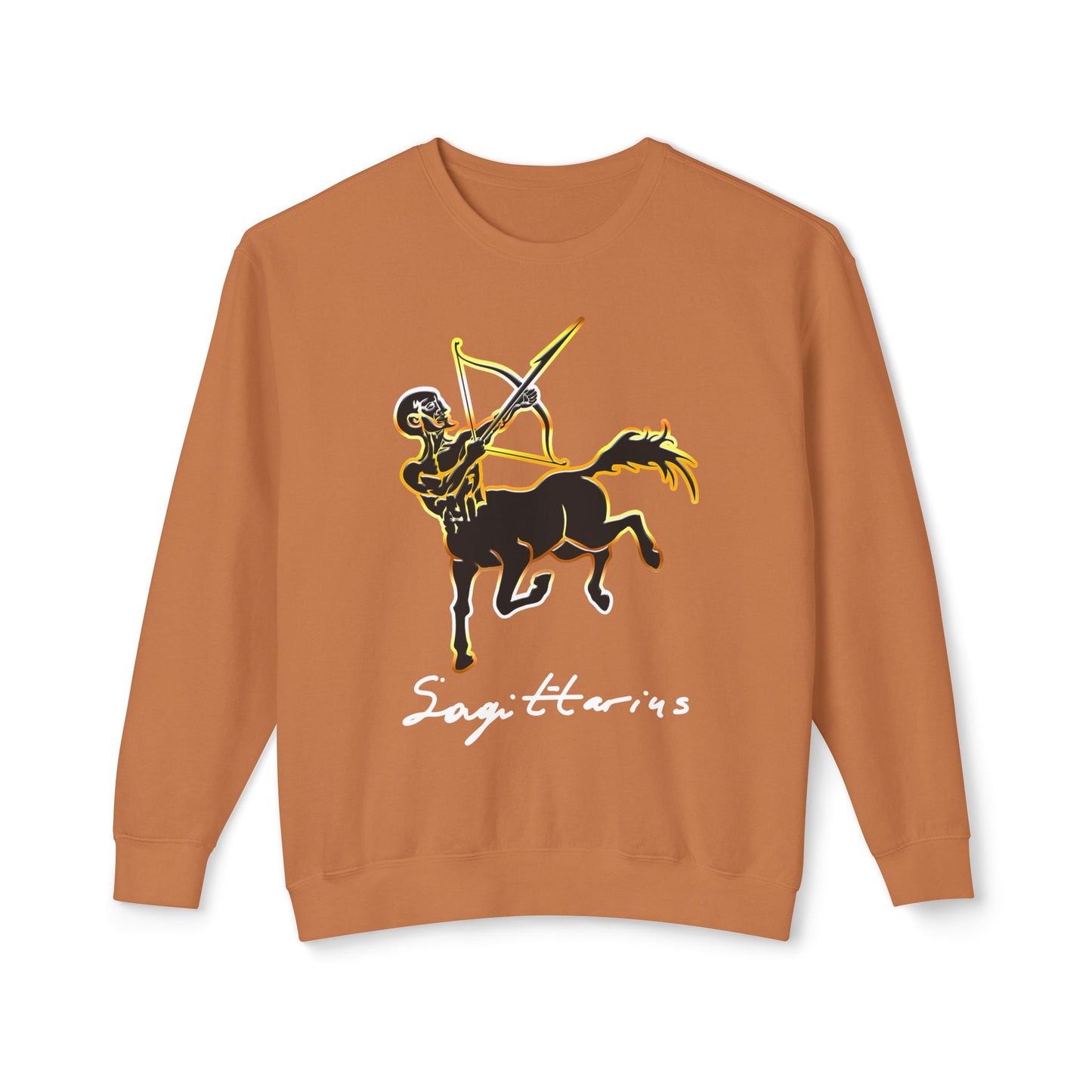 Sagittarius Centaur Archer, Unisex Lightweight Crewneck Sweatshirt