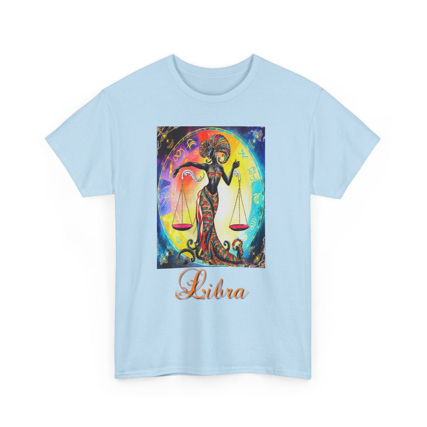 Libra, Unisex Heavy Cotton Tee