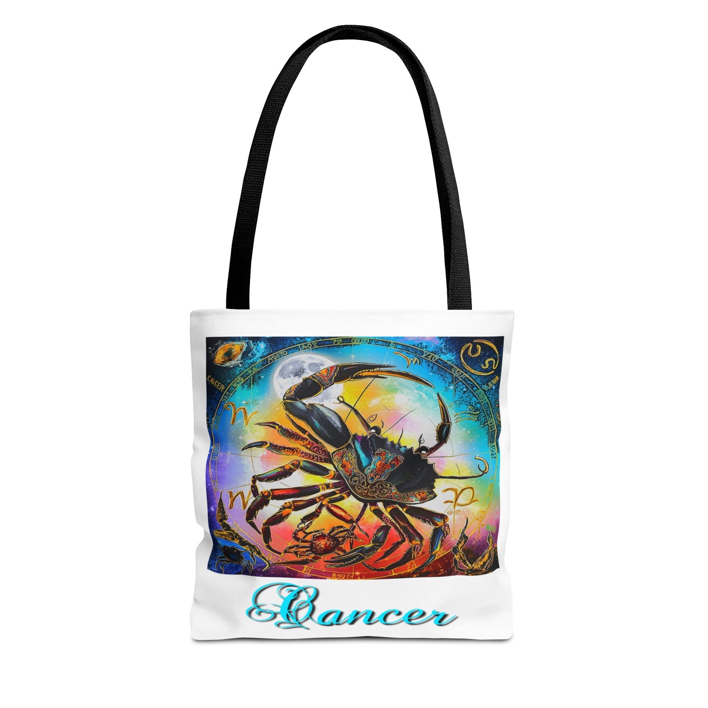 Cancer White Tote Bag, 3 Sizes