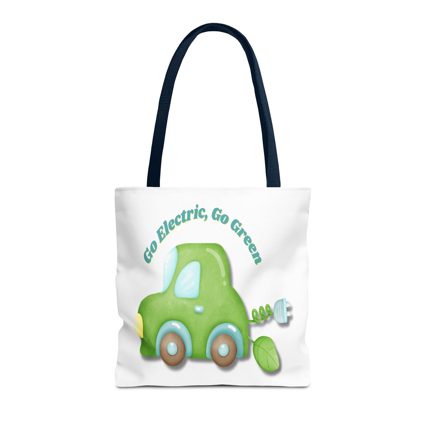 Go Electric, Go Green Tote Bag, 3 Sizes