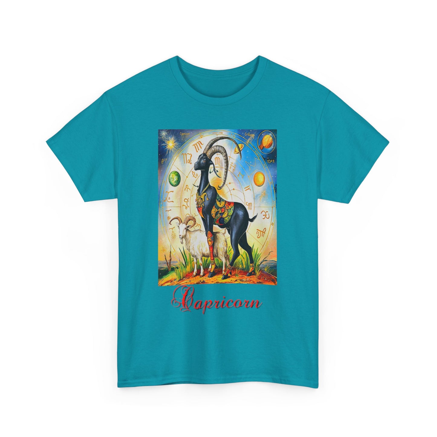 Capricorn, Unisex Heavy Cotton Tee