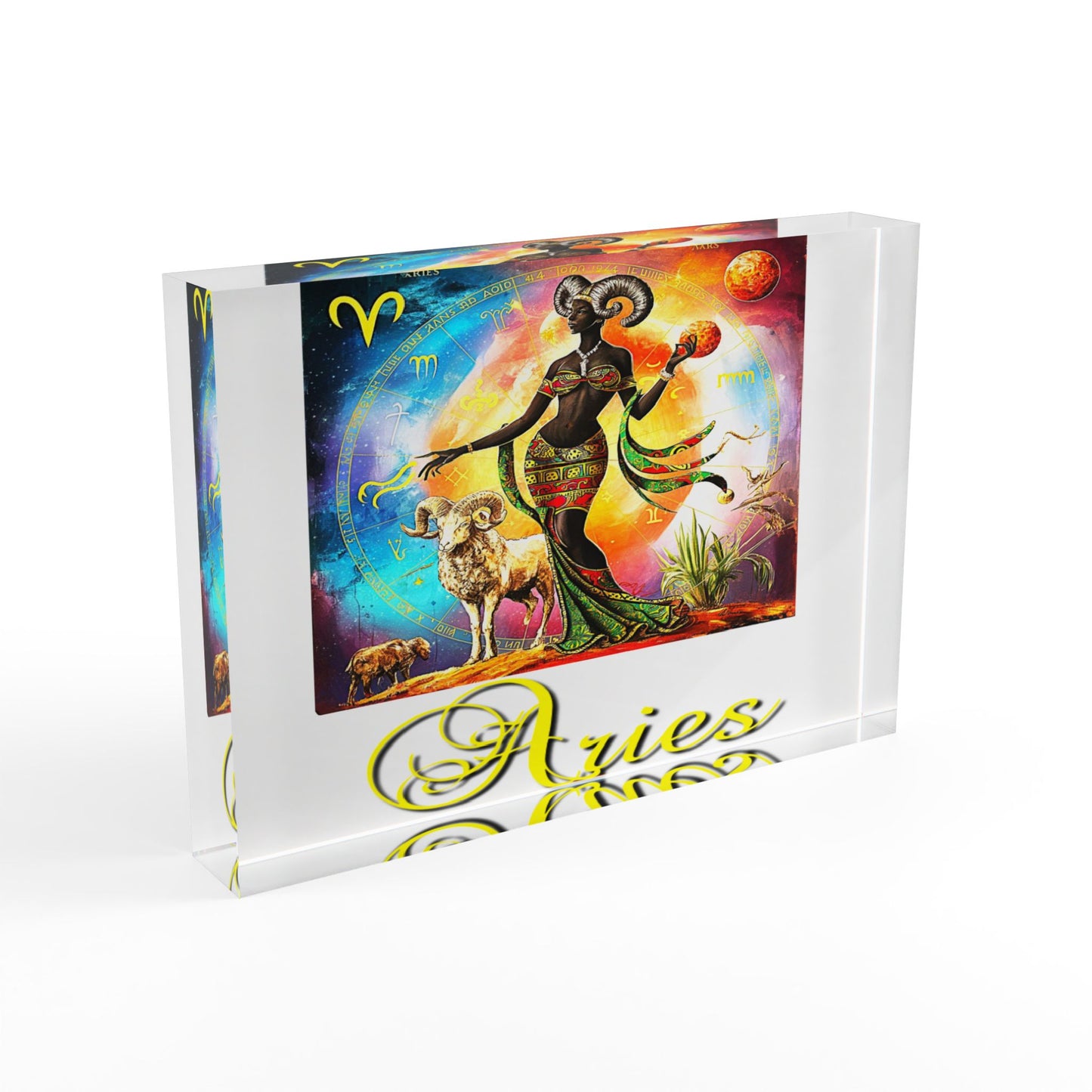 Aries, Photo Block (White)