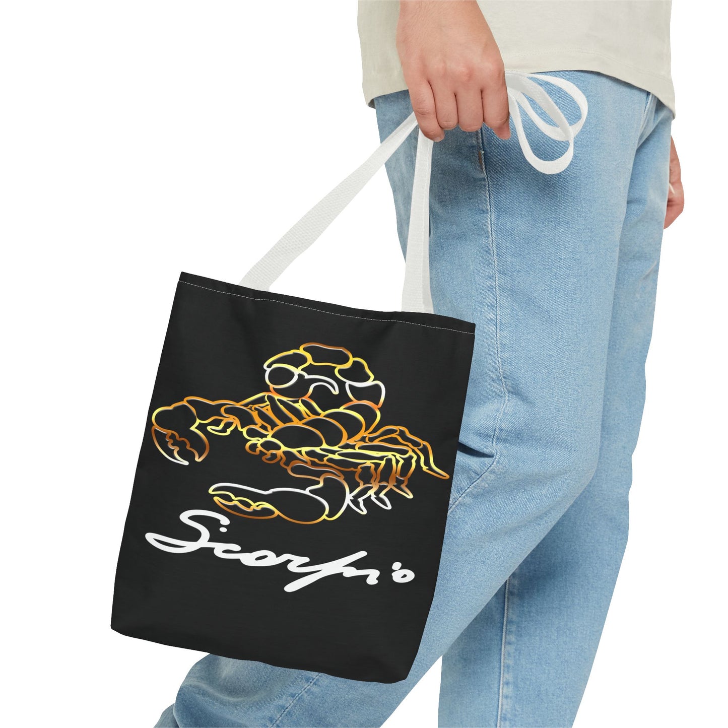 Scorpio Scorpion Black Tote Bag, 3 Sizes