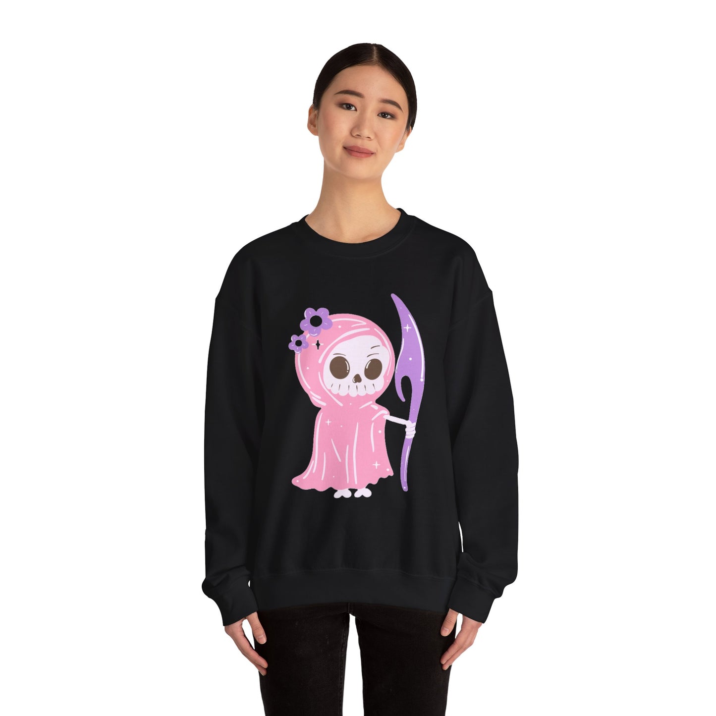 Pink Reaper, Unisex Heavy Blend™ Crewneck Sweatshirt