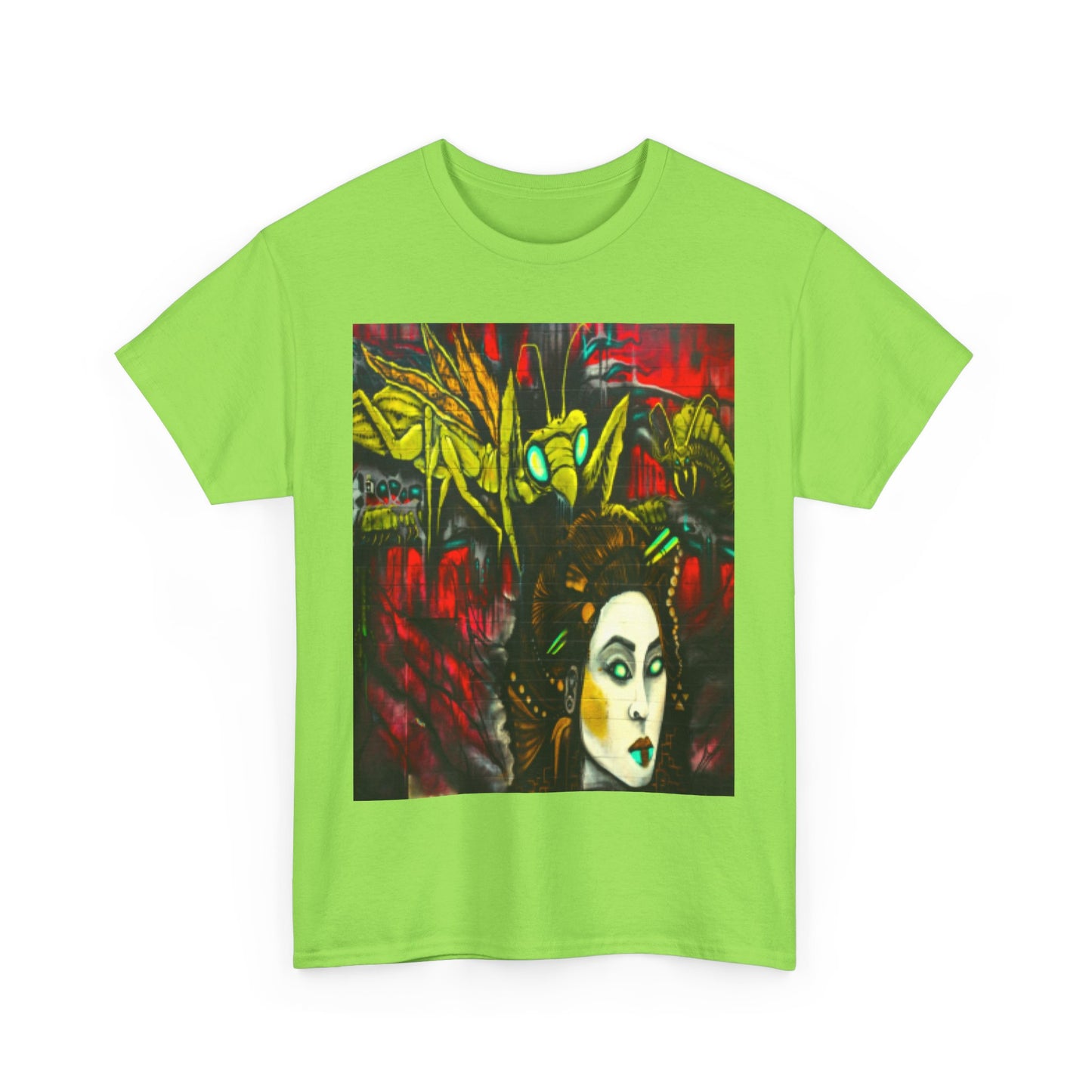 Grasshopper Alien, Unisex Heavy Cotton Tee